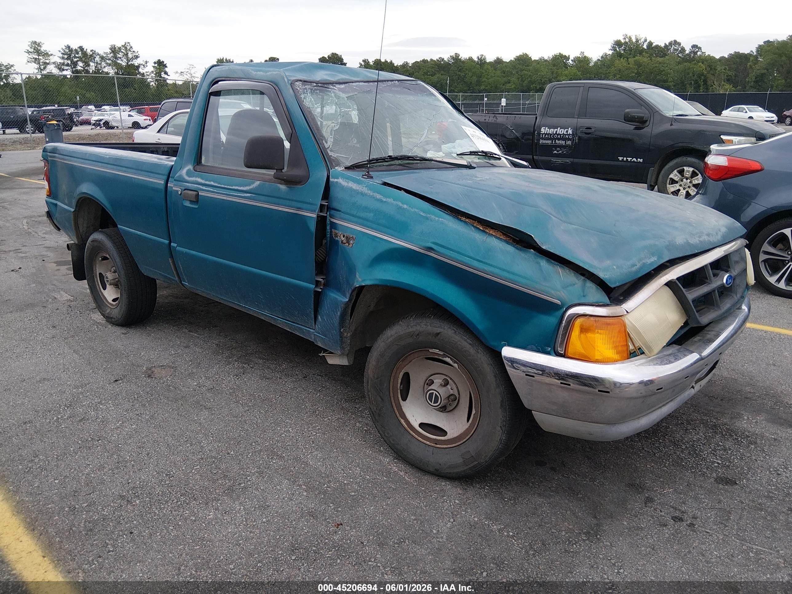1994 Ford Ranger   Turquoise vin: 1FTCR10UXRUA84149