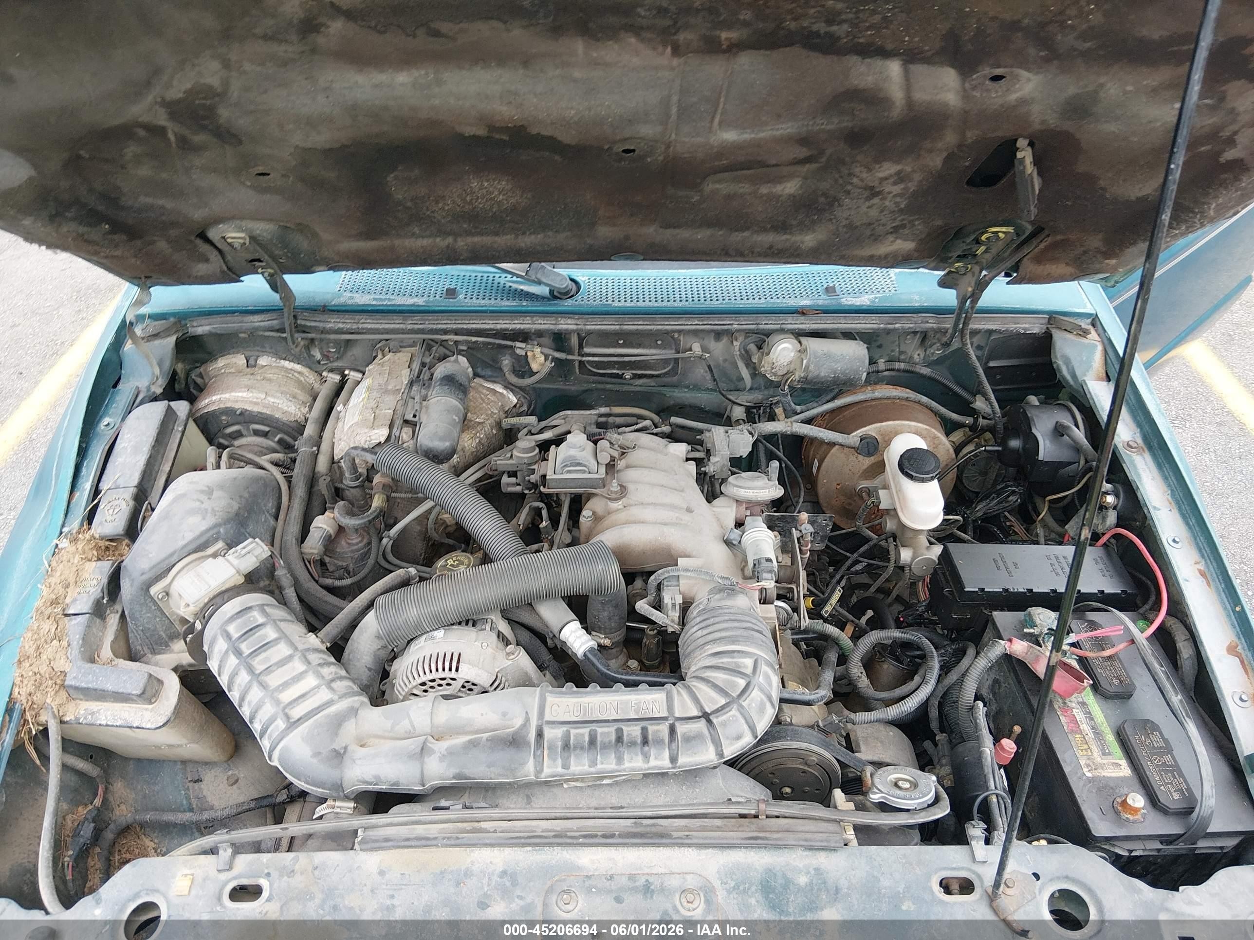 1994 Ford Ranger   Turquoise vin: 1FTCR10UXRUA84149
