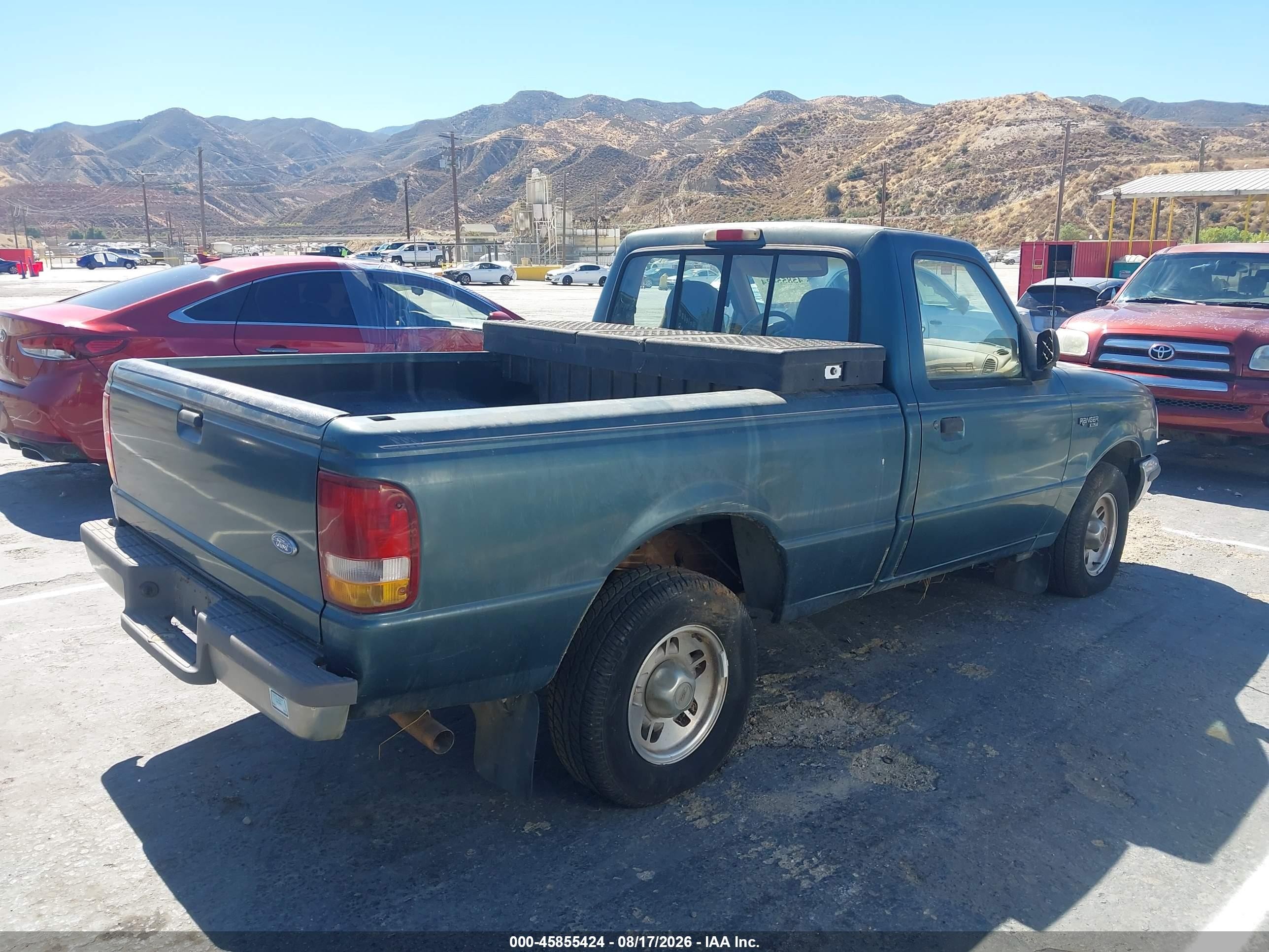 1996 Ford Ranger   Green vin: 1FTCR10UXTPB60748