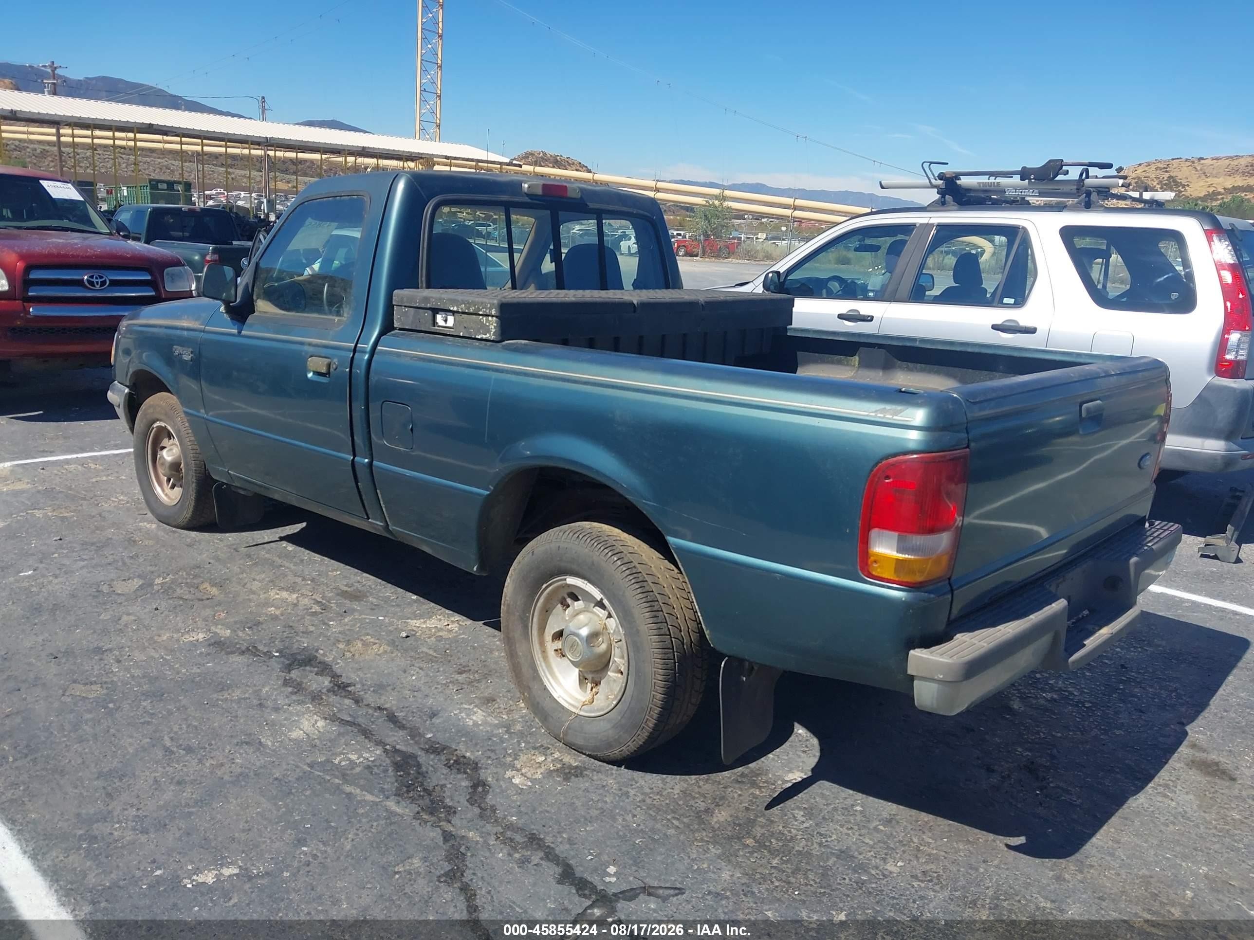1996 Ford Ranger   Green vin: 1FTCR10UXTPB60748