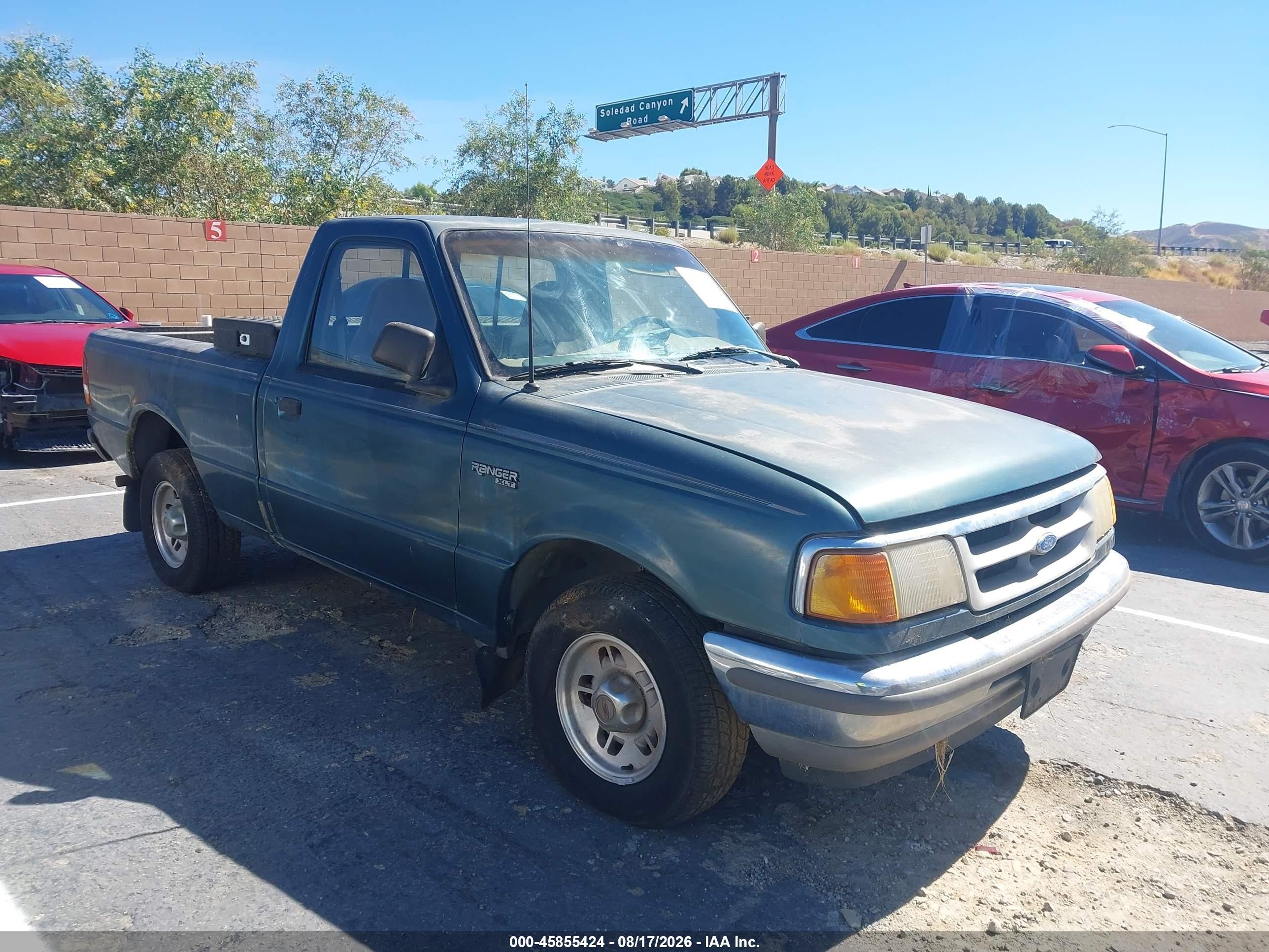 1996 Ford Ranger   Green vin: 1FTCR10UXTPB60748