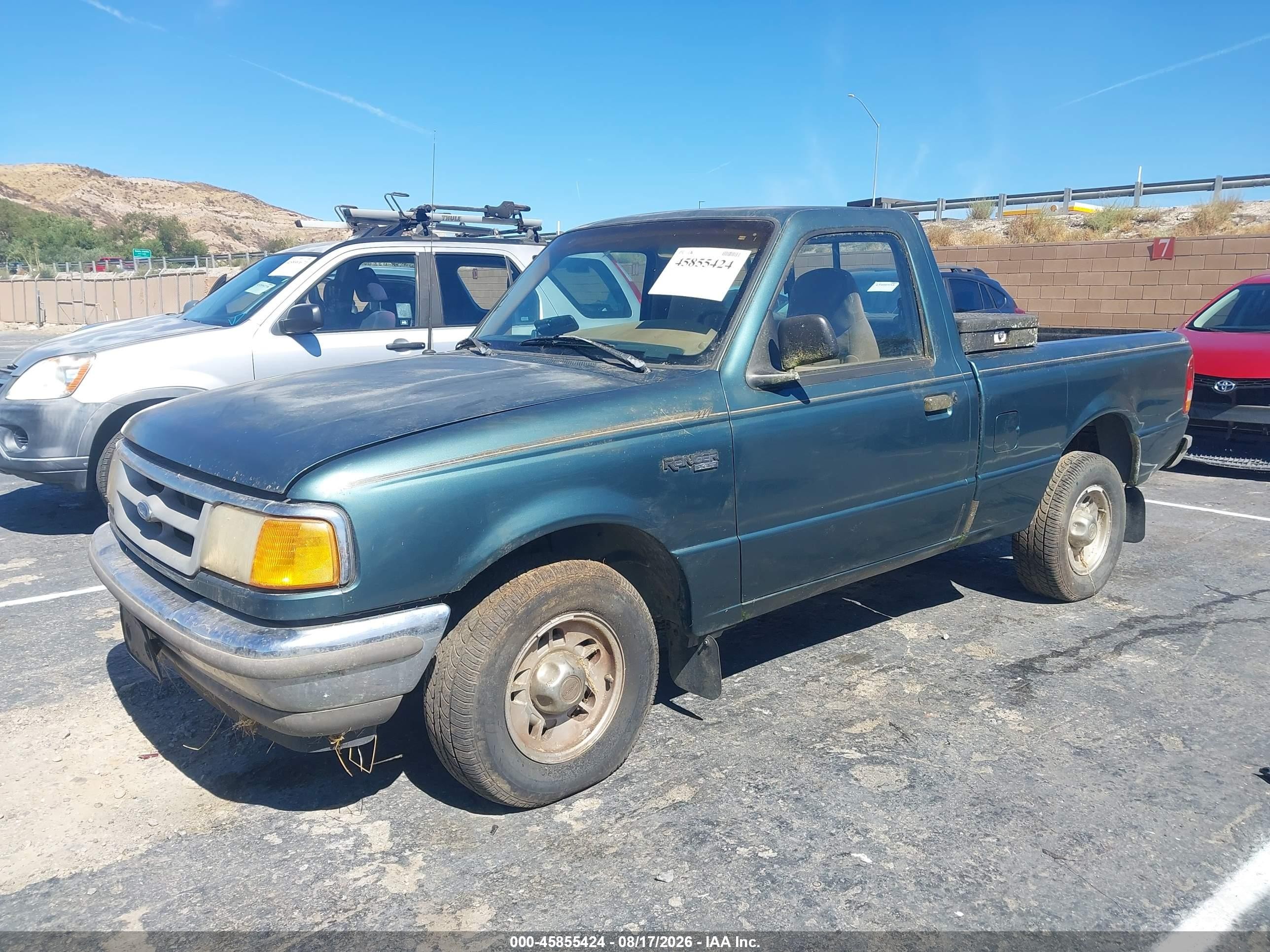 1996 Ford Ranger   Green vin: 1FTCR10UXTPB60748