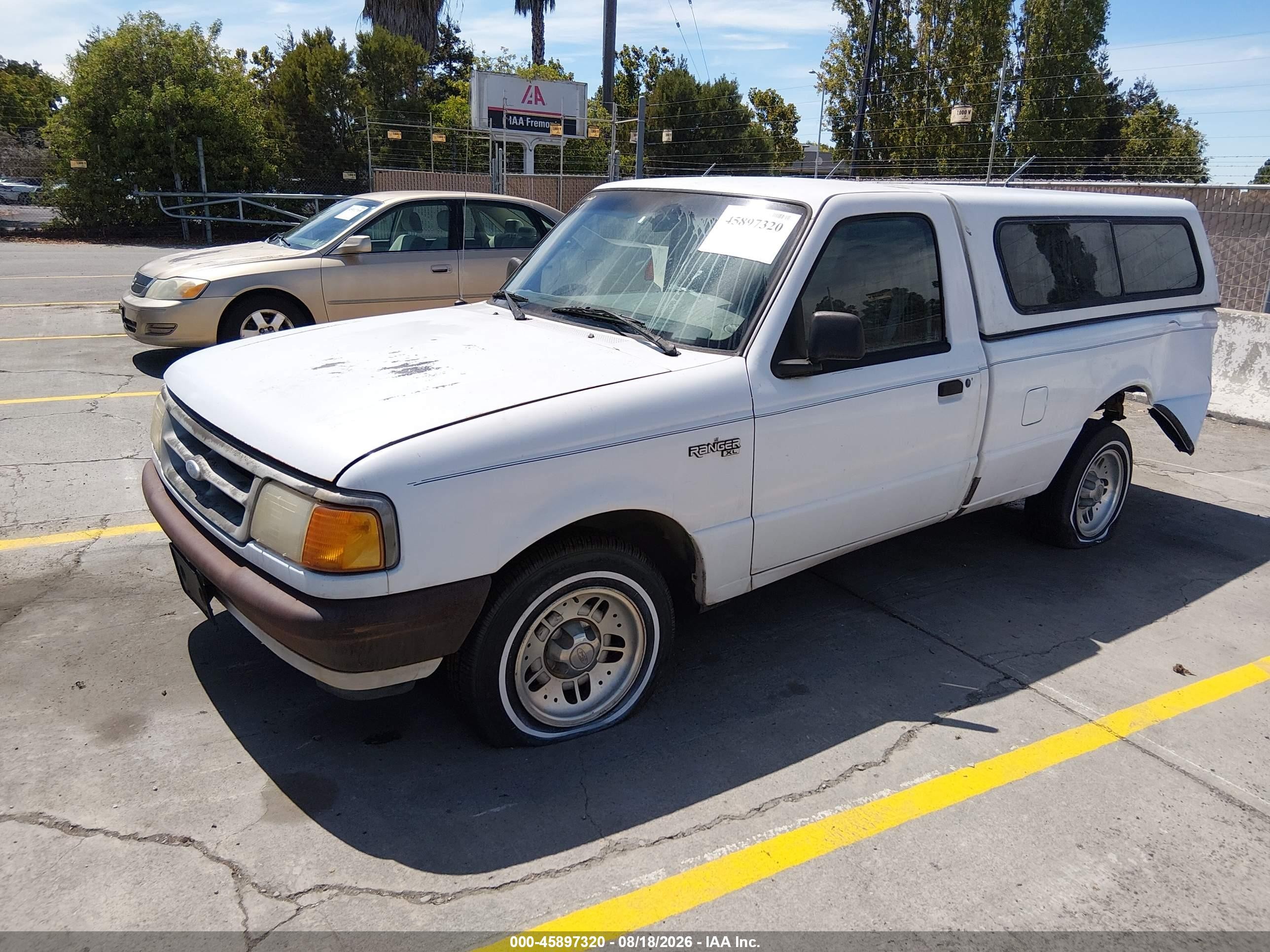 1997 Ford Ranger Splash/xlt White vin: 1FTCR10UXVUA47452