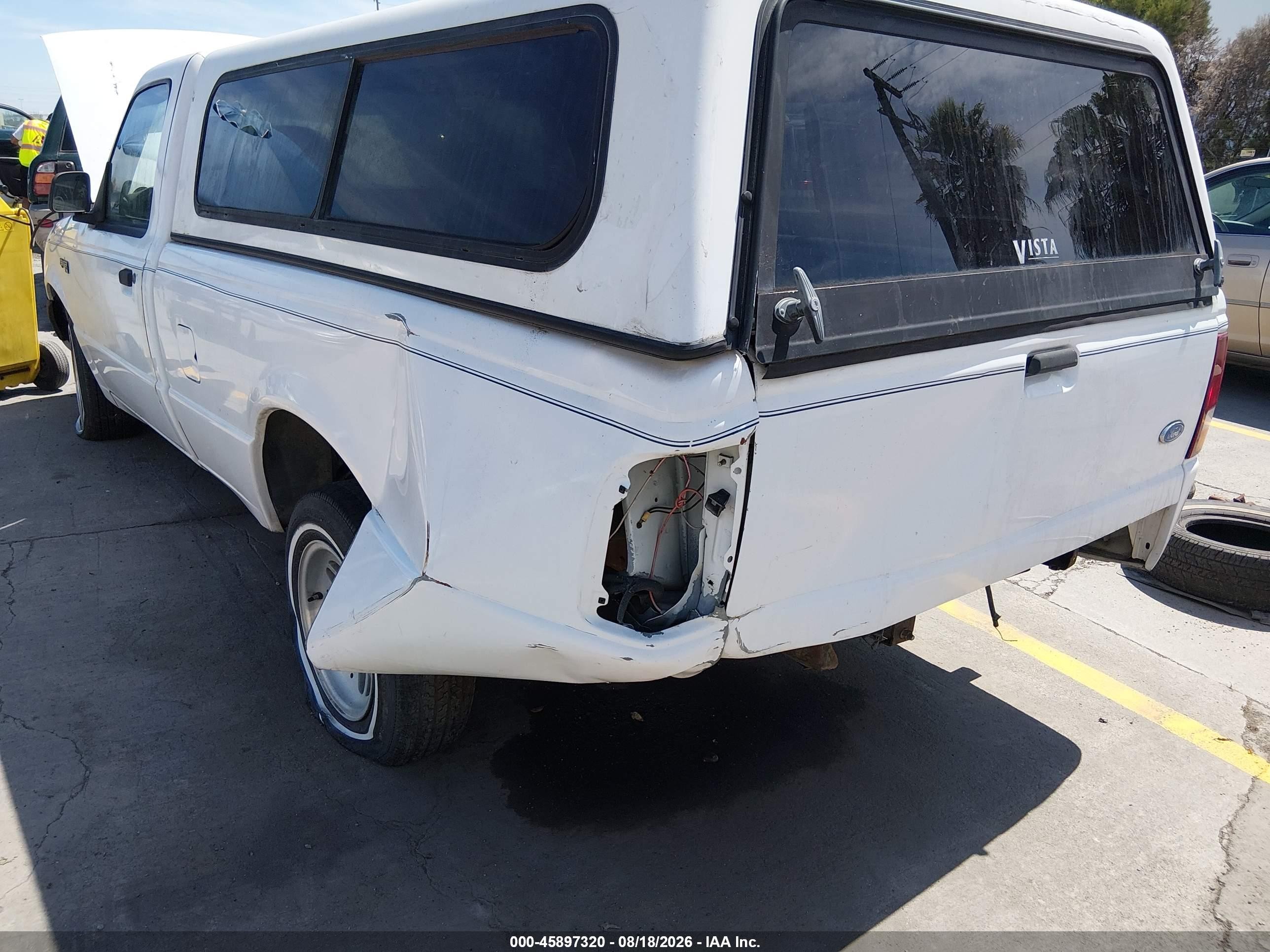 1997 Ford Ranger Splash/xlt White vin: 1FTCR10UXVUA47452