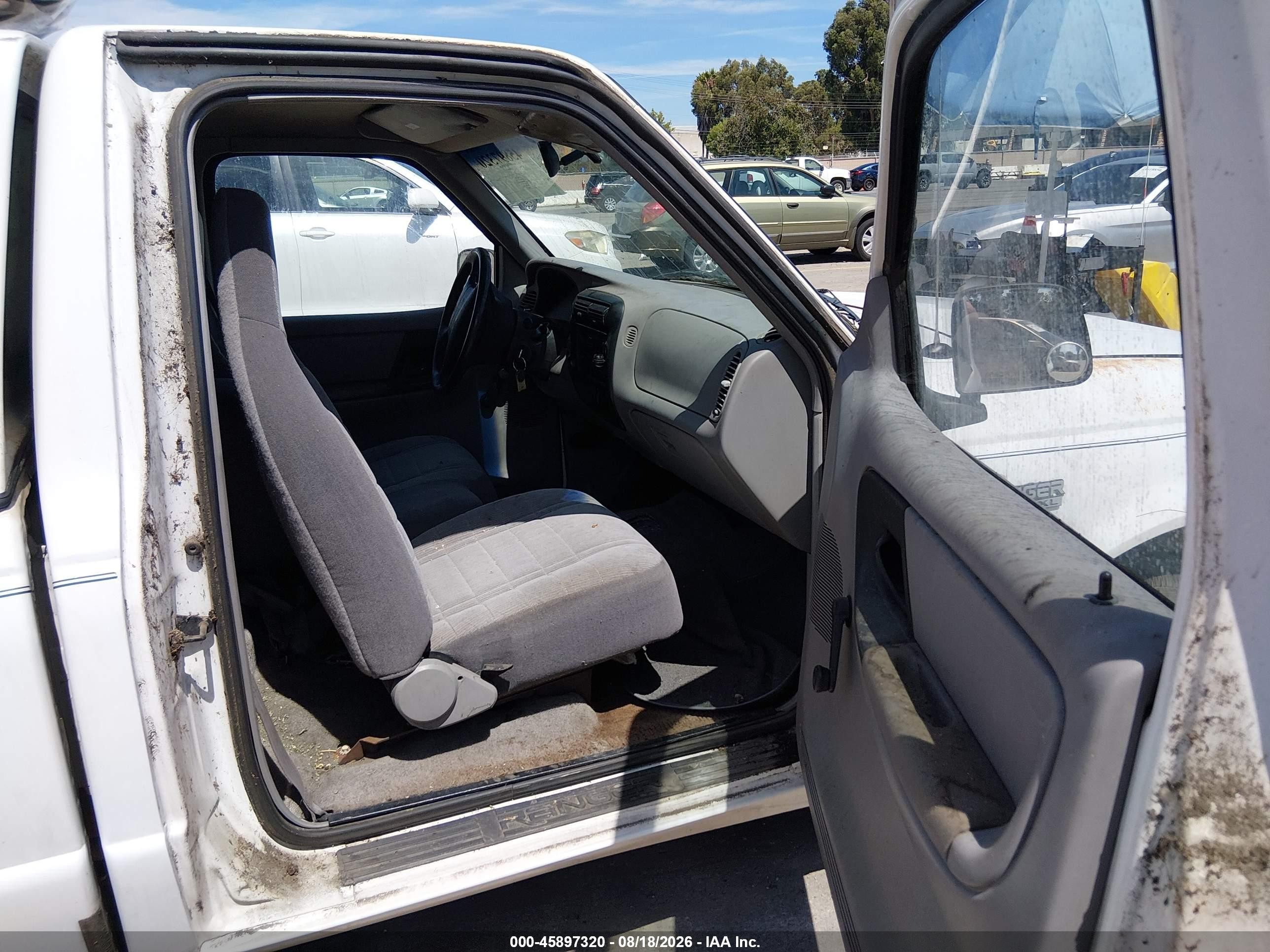 1997 Ford Ranger Splash/xlt White vin: 1FTCR10UXVUA47452