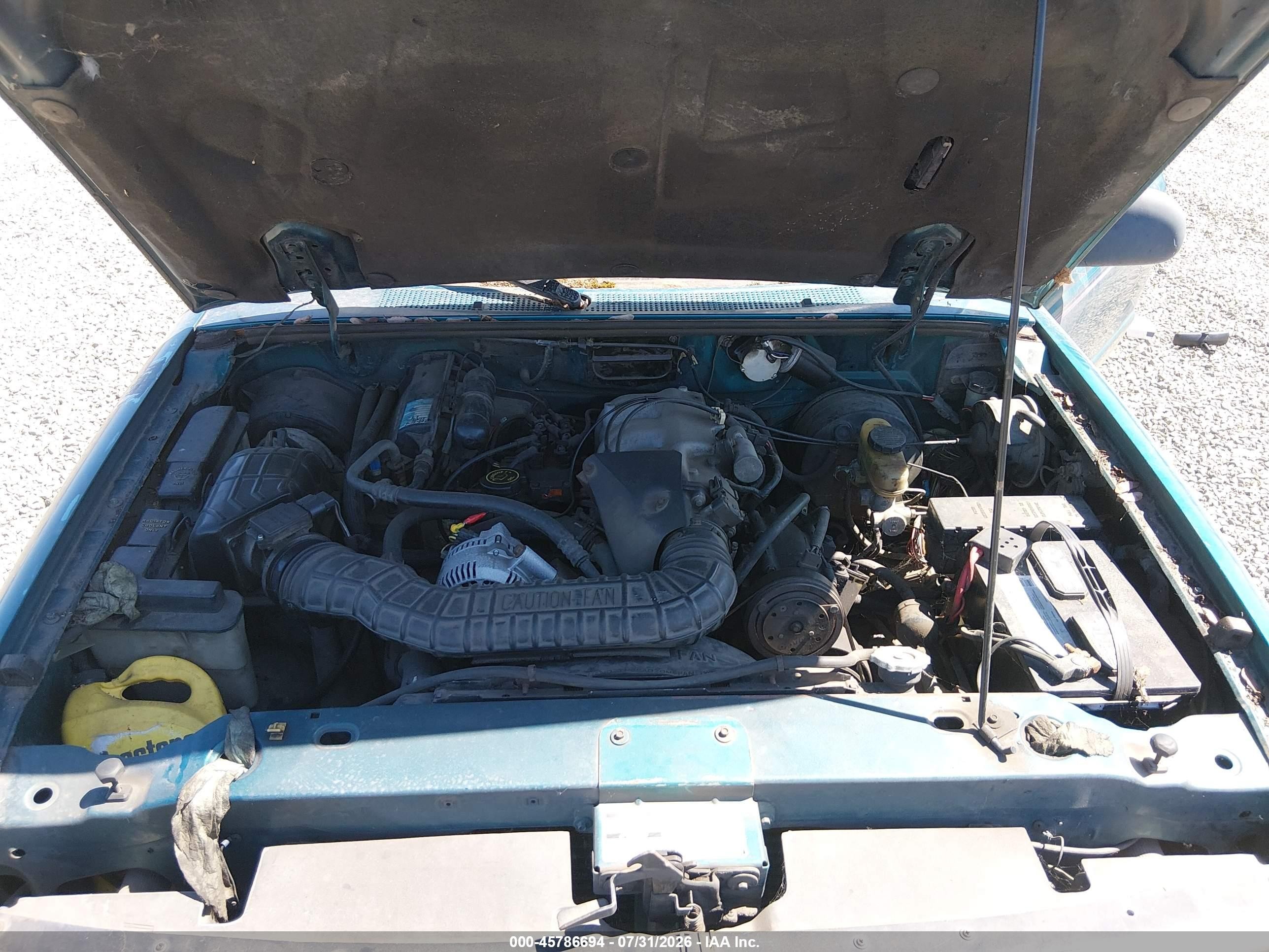 1993 Ford Ranger   Green vin: 1FTCR10X1PPA33242