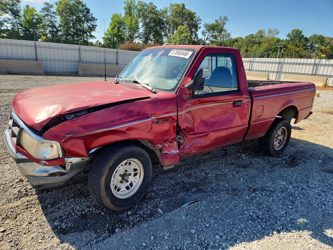 1993 Ford Ranger Бордовый vin: 1FTCR10X3PUB99781