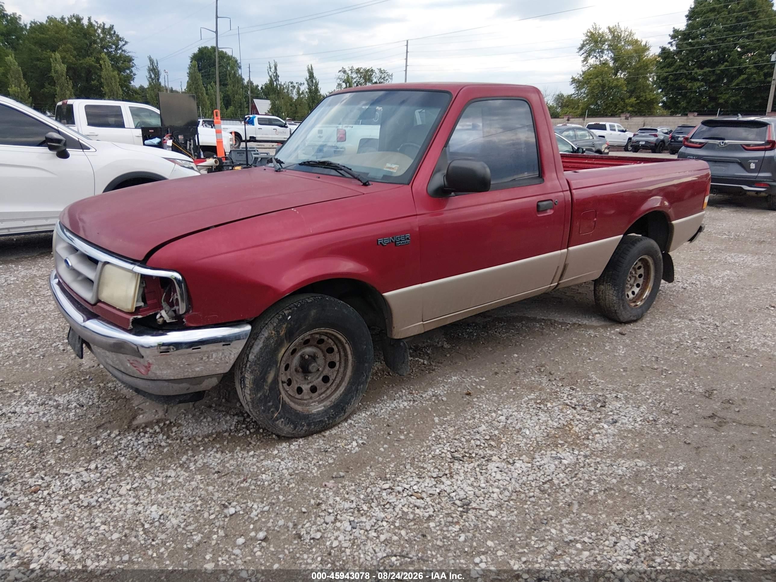 1996 Ford Ranger   Red vin: 1FTCR10X3TUA27275