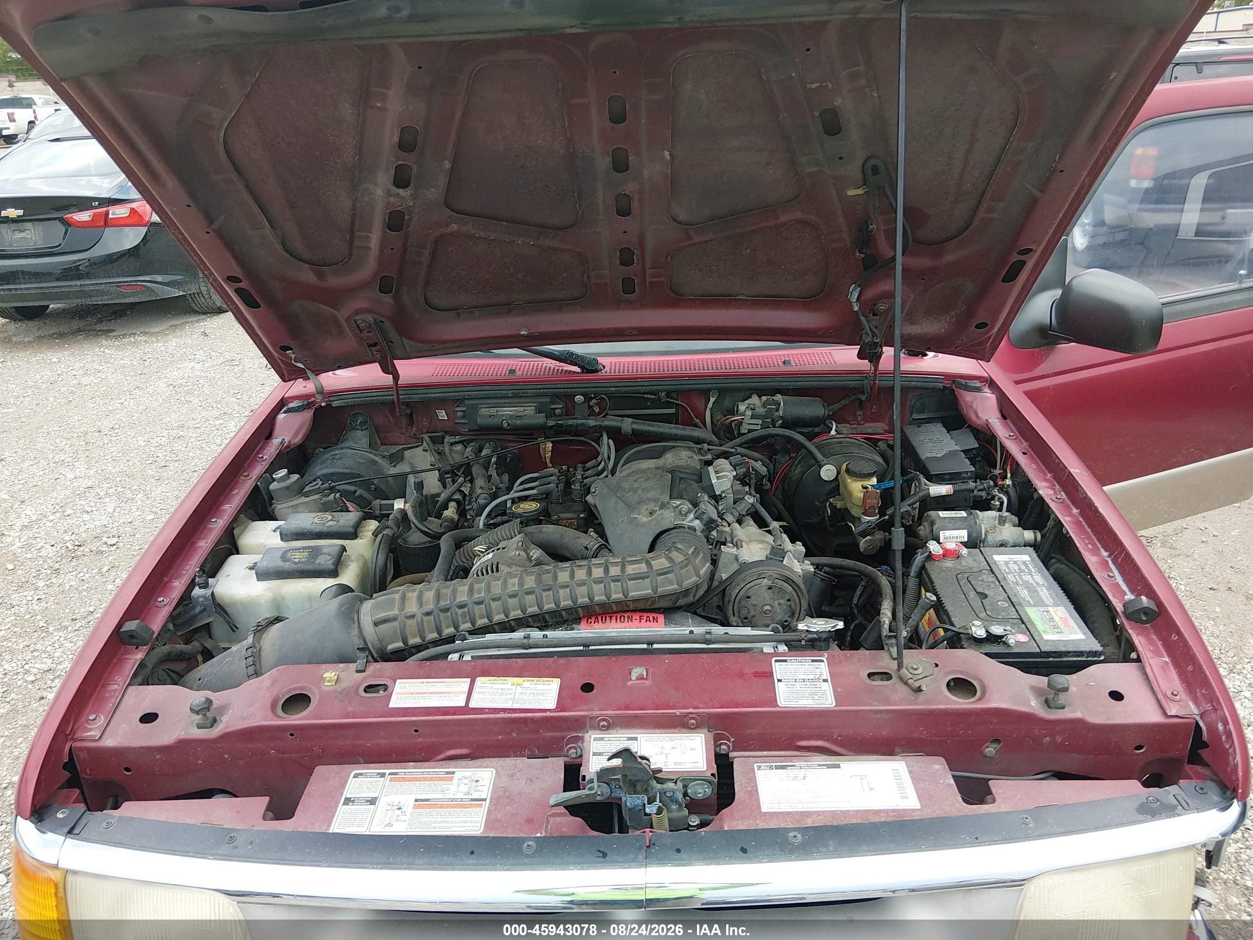 1996 Ford Ranger   Red vin: 1FTCR10X3TUA27275