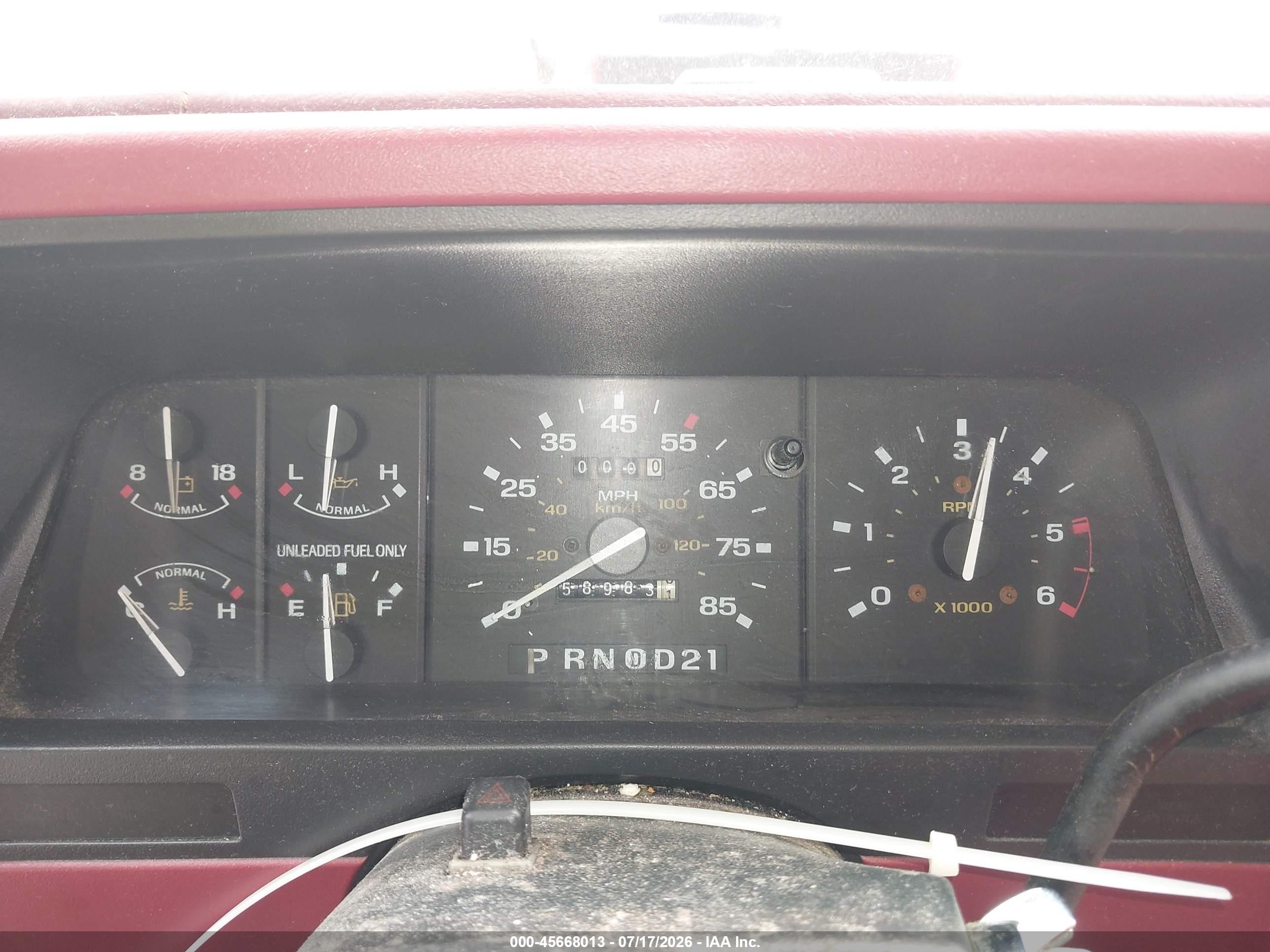 1992 Ford Ranger   Red vin: 1FTCR10X4NTA25267