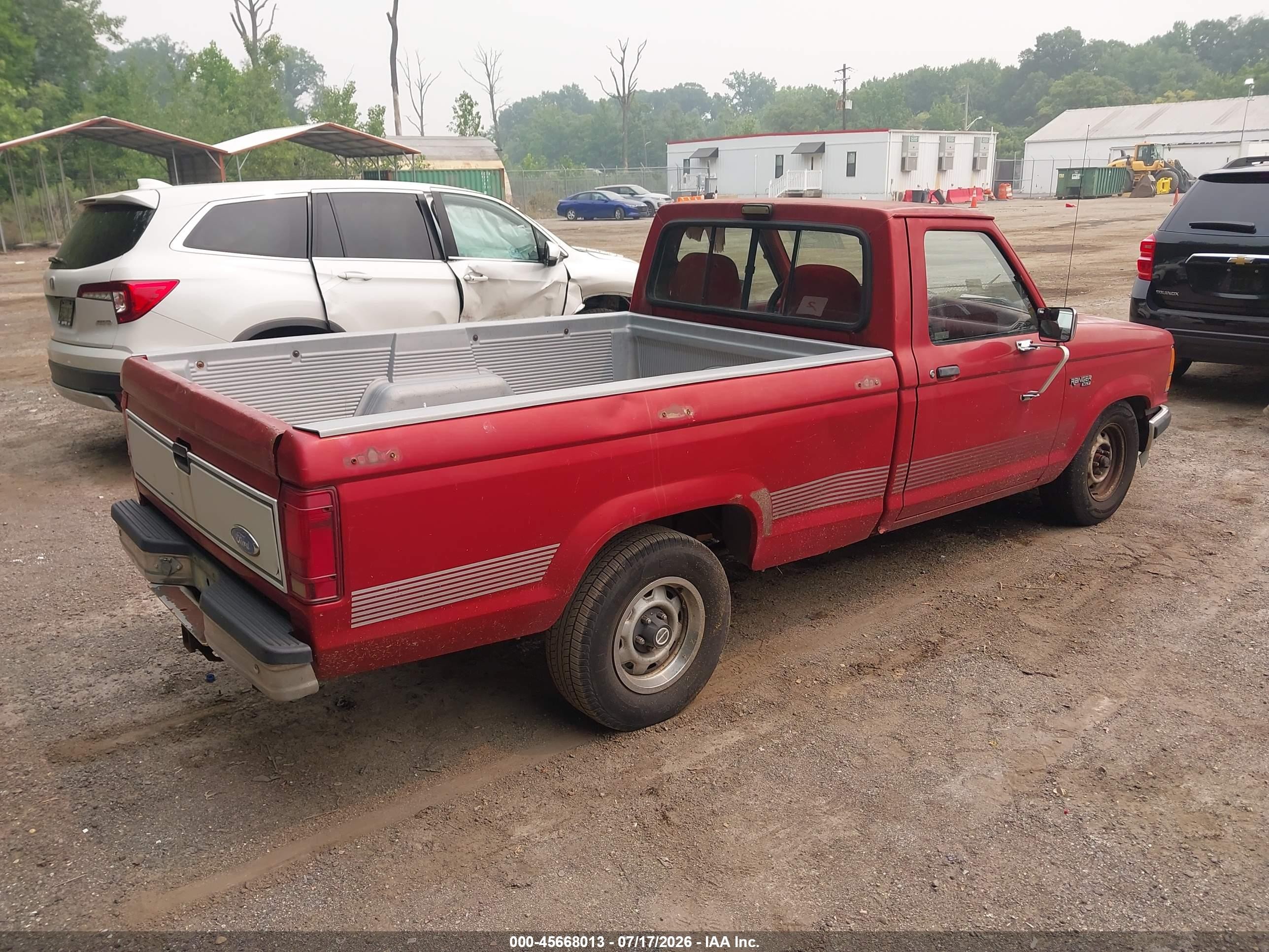 1992 Ford Ranger   Red vin: 1FTCR10X4NTA25267