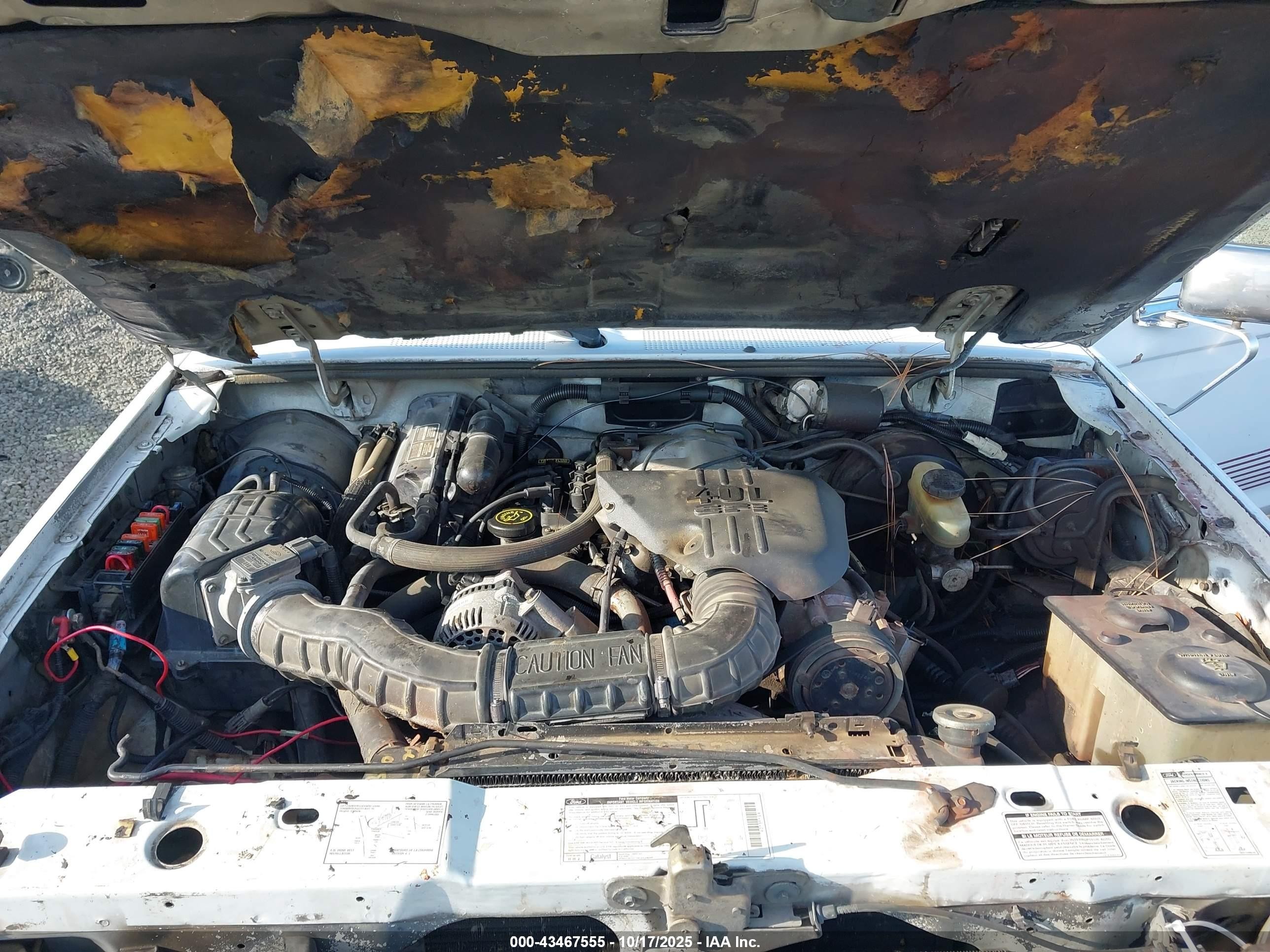 1992 Ford Ranger   Белый vin: 1FTCR10X4NTA37046
