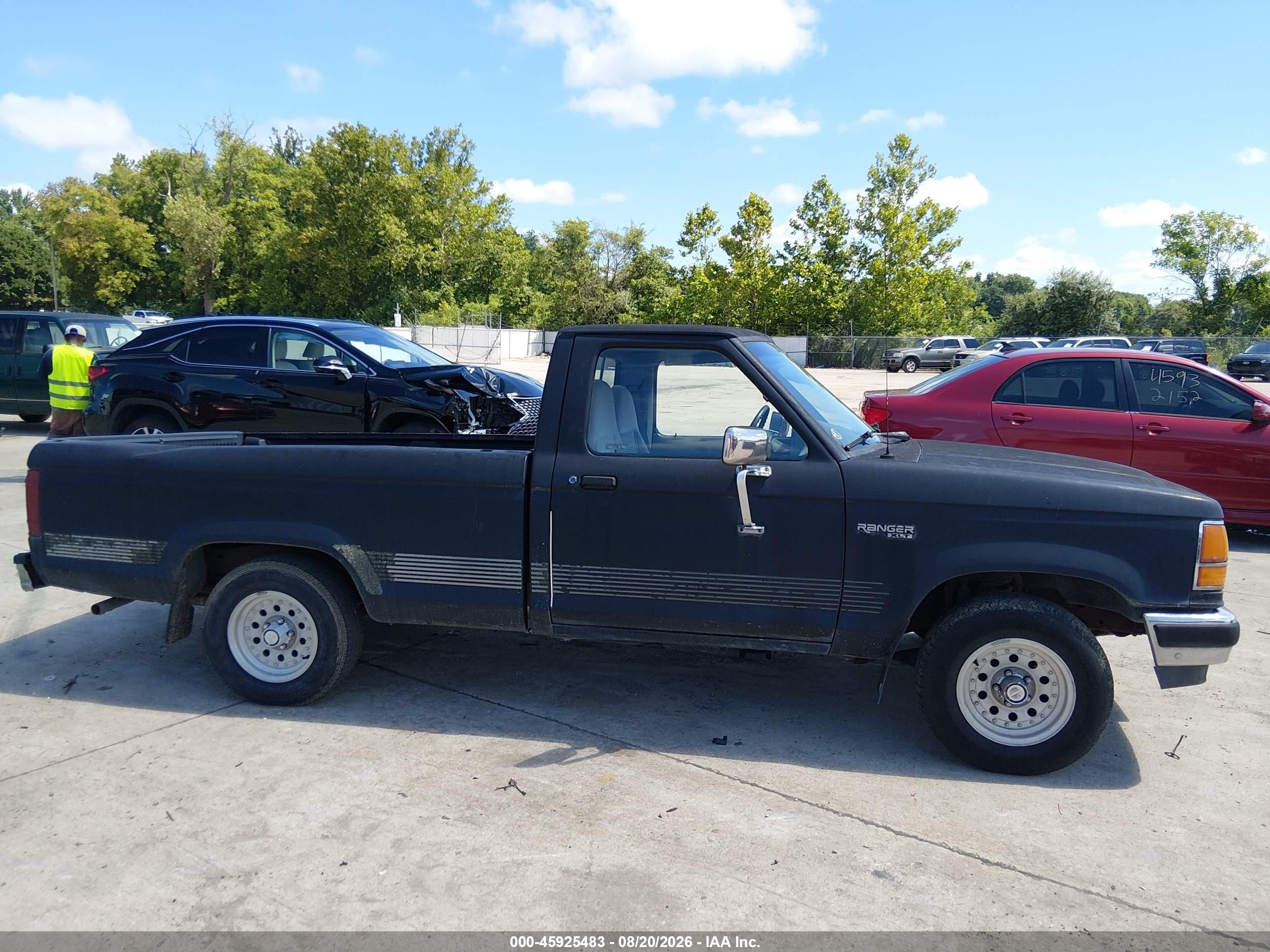 1991 Ford Ranger   Black vin: 1FTCR10X5MUB64249