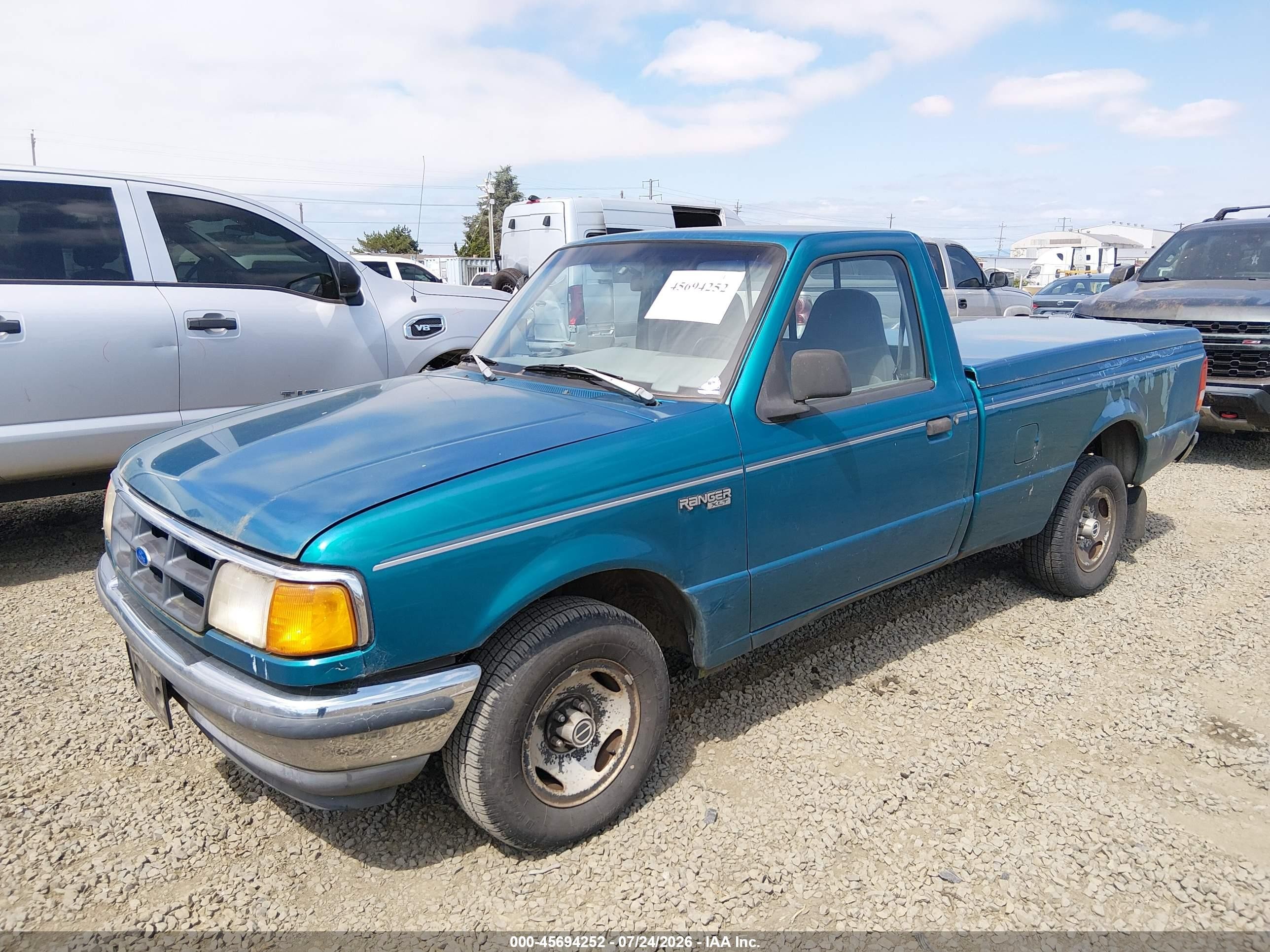 1993 Ford Ranger   Green vin: 1FTCR10X5PPA76370