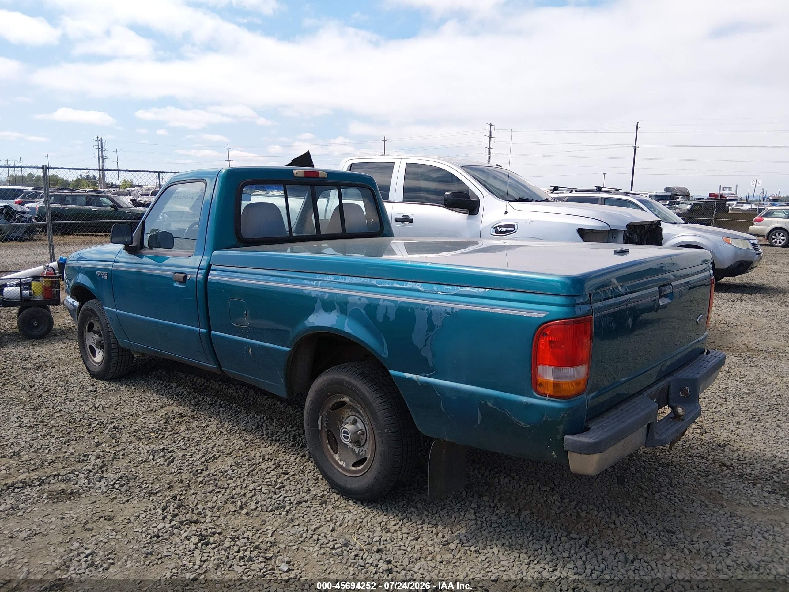 1993 Ford Ranger   Green vin: 1FTCR10X5PPA76370
