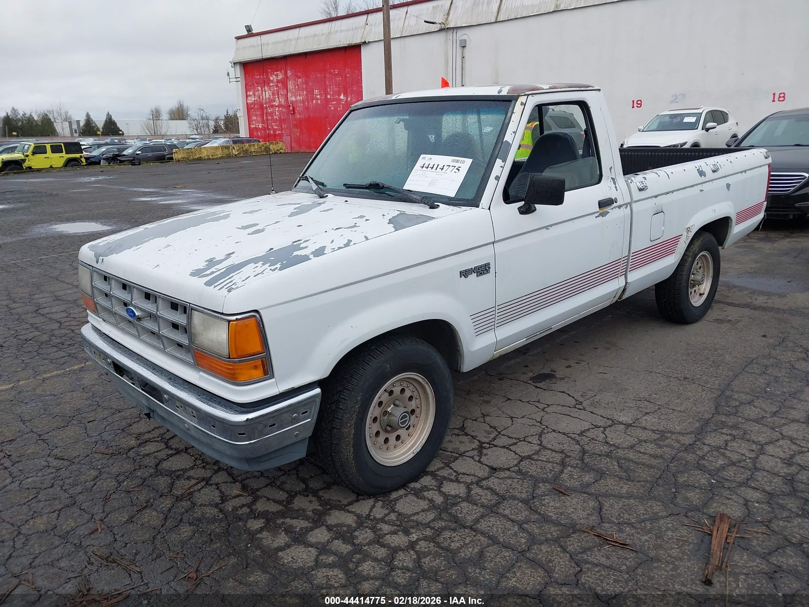 1992 Ford Ranger   Белый vin: 1FTCR10X7NPA83737