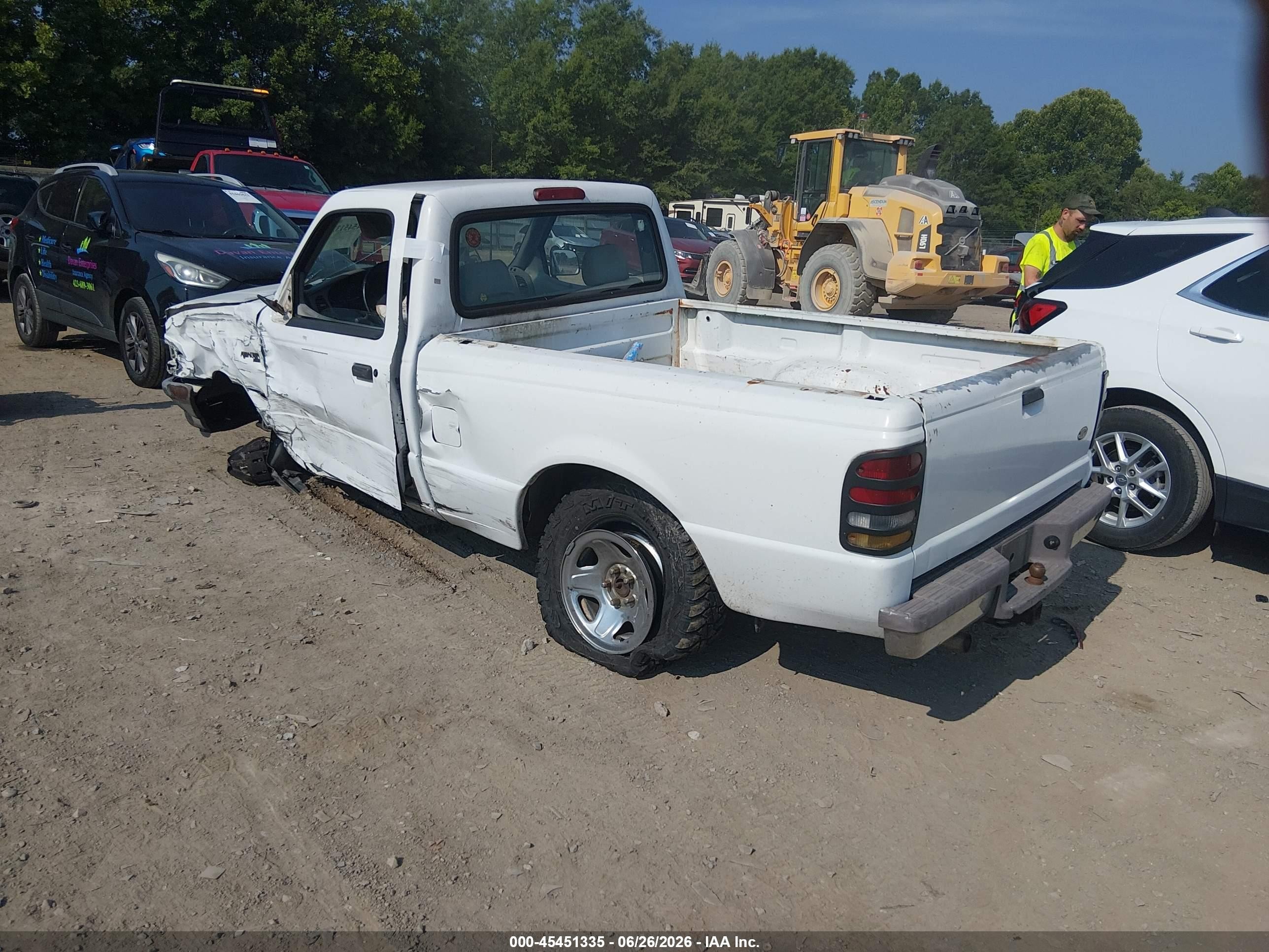 1995 Ford Ranger   Белый vin: 1FTCR10X8SUC13358