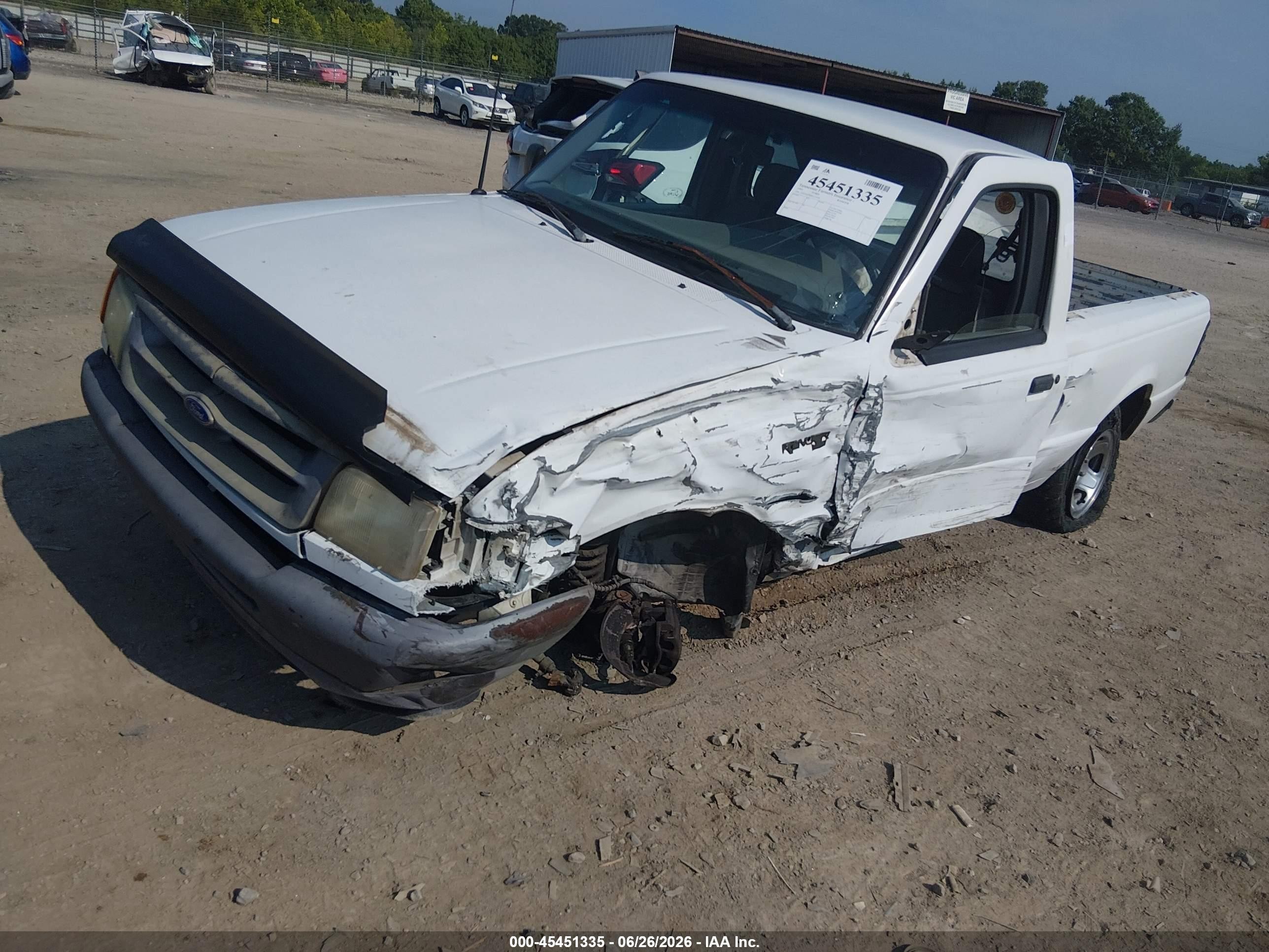 1995 Ford Ranger   Белый vin: 1FTCR10X8SUC13358