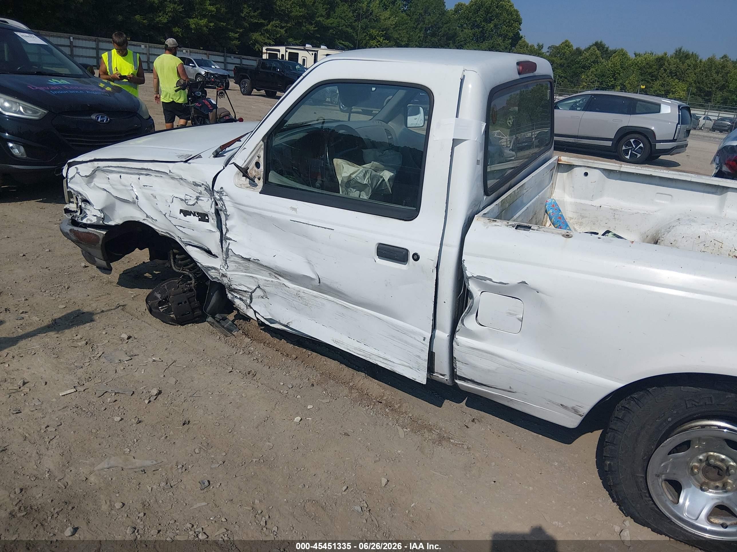1995 Ford Ranger   Белый vin: 1FTCR10X8SUC13358