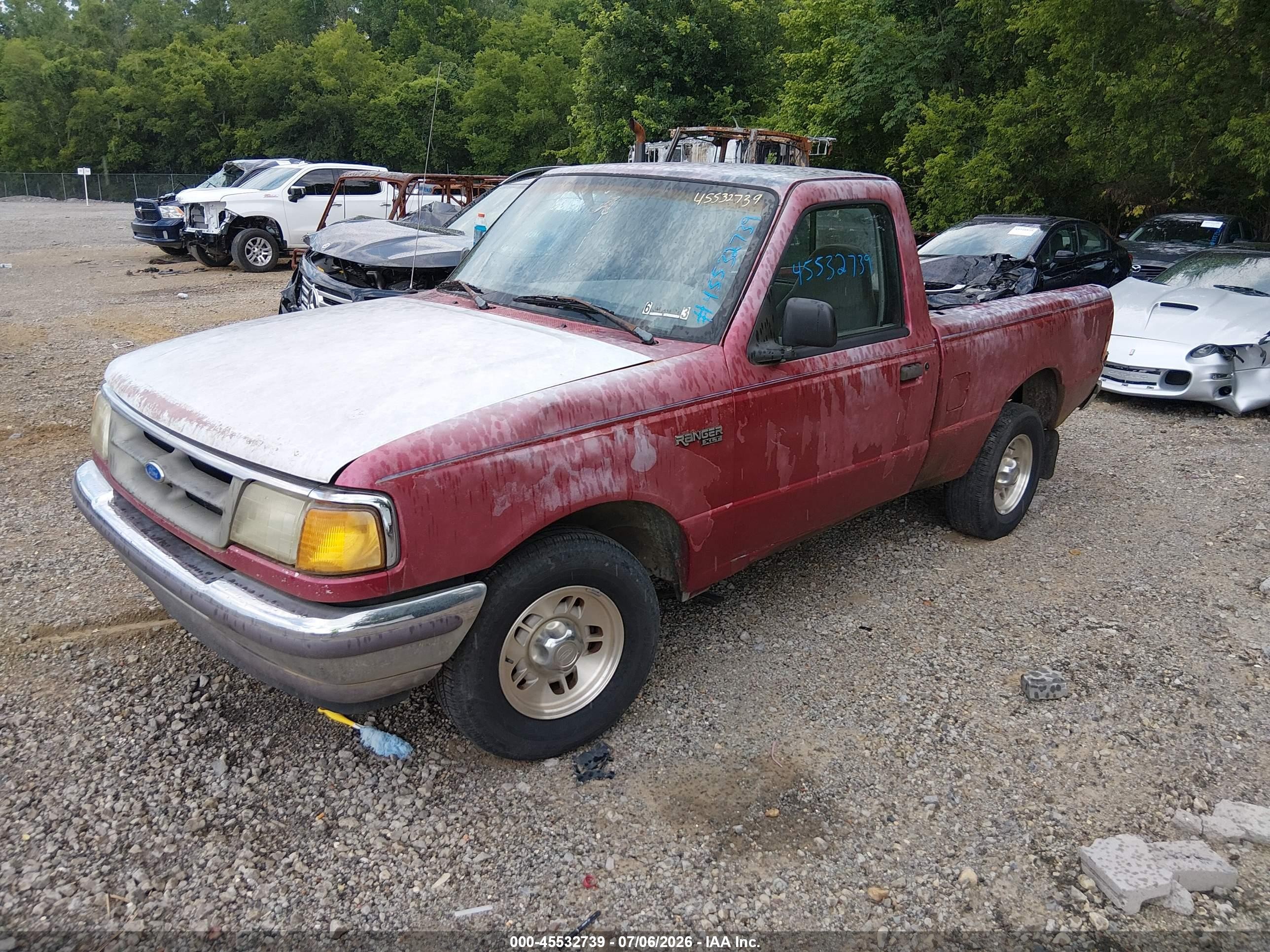 1996 Ford Ranger   Red vin: 1FTCR10X8TPB62704