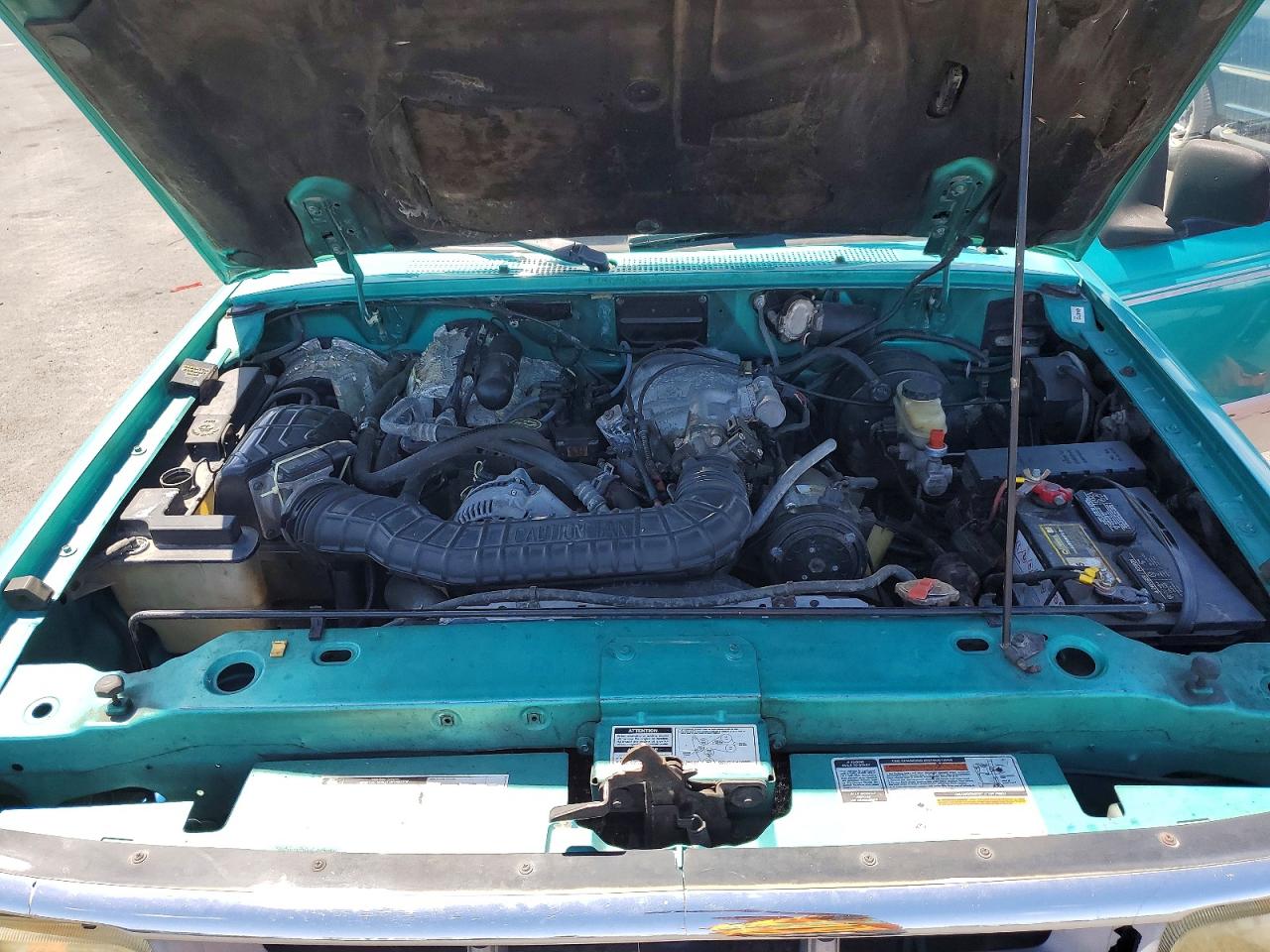 1994 Ford Ranger Turquoise vin: 1FTCR10X9RPB24696