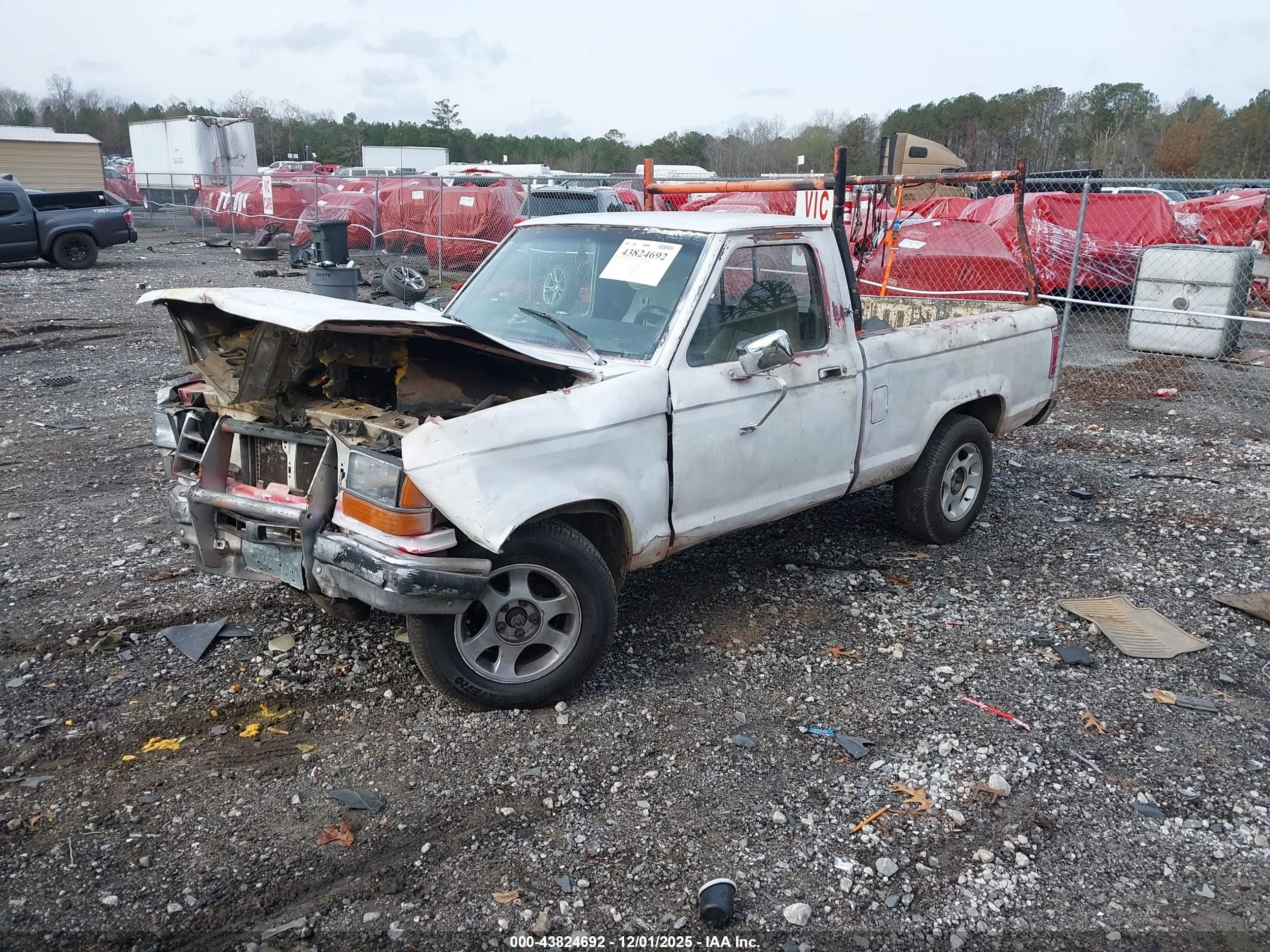 1991 Ford Ranger   White vin: 1FTCR10XXMUC51130
