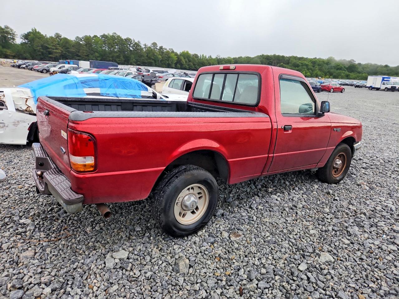 1997 Ford Ranger Maroon vin: 1FTCR10XXVUB52907
