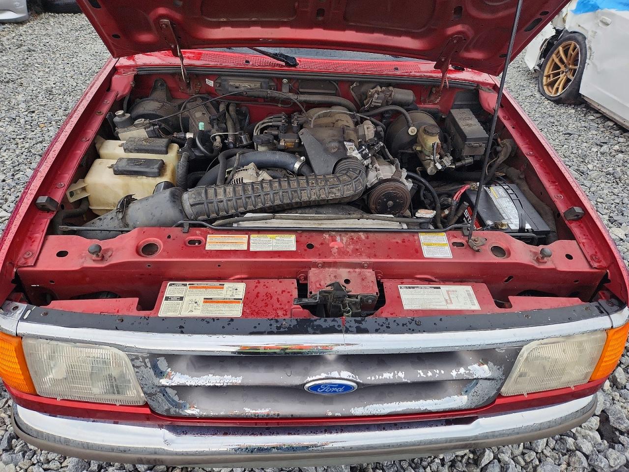 1997 Ford Ranger Maroon vin: 1FTCR10XXVUB52907