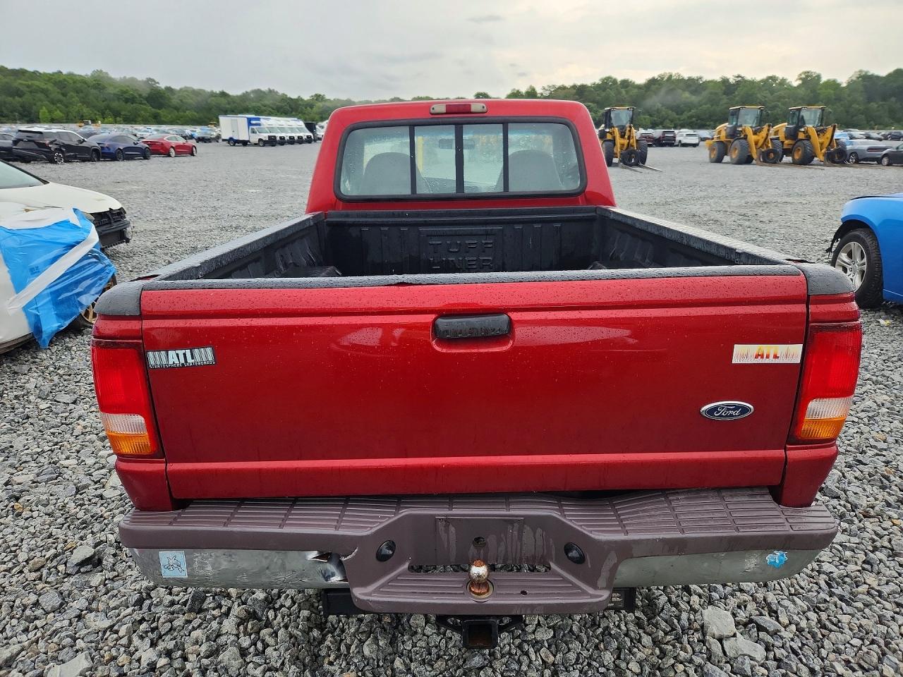 1997 Ford Ranger Maroon vin: 1FTCR10XXVUB52907