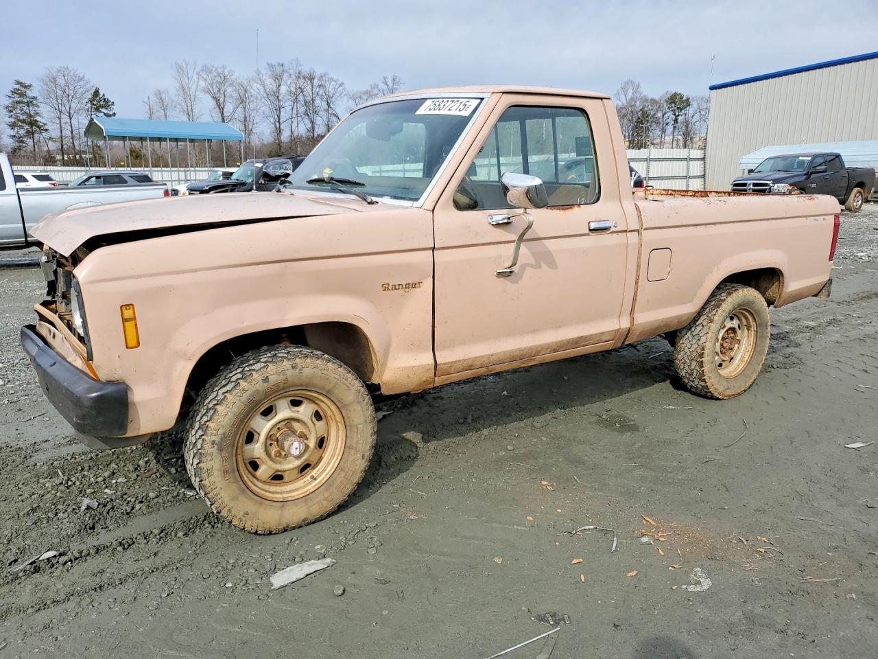 1987 Ford Ranger Pink vin: 1FTCR11AXHUA91458