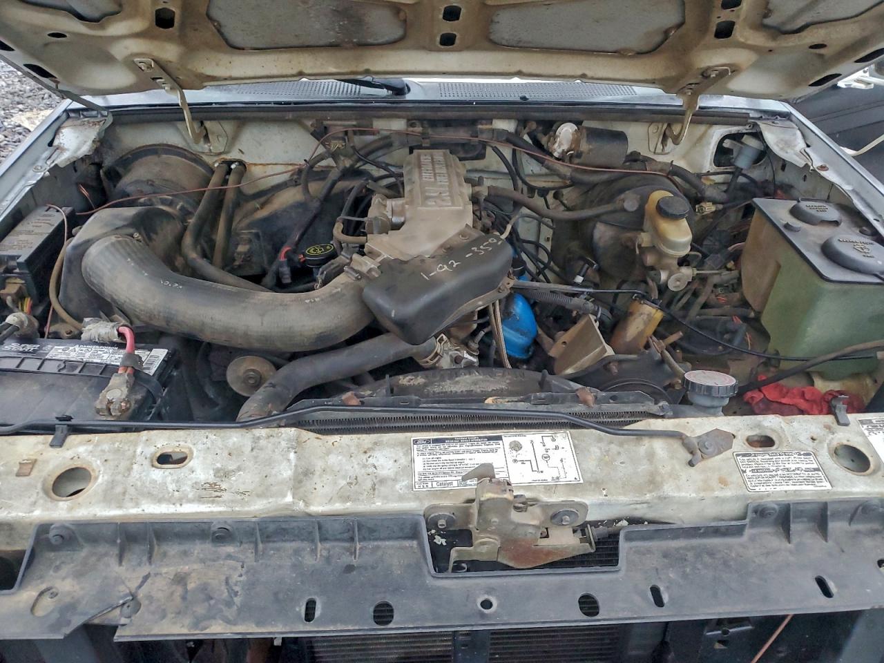 1992 Ford Ranger Black vin: 1FTCR11T3NTA13994