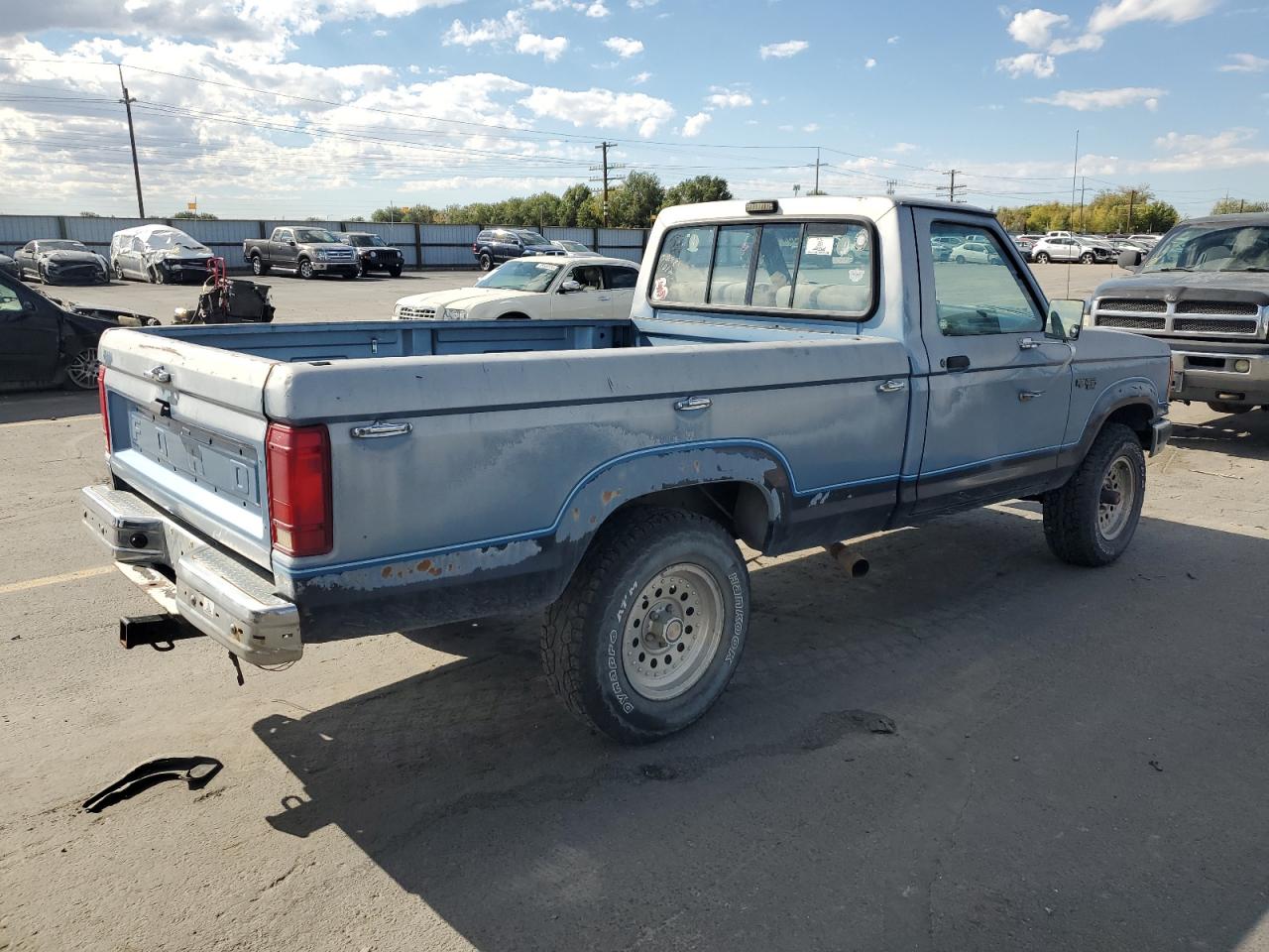 1989 Ford Ranger Синий vin: 1FTCR11T4KUB06223