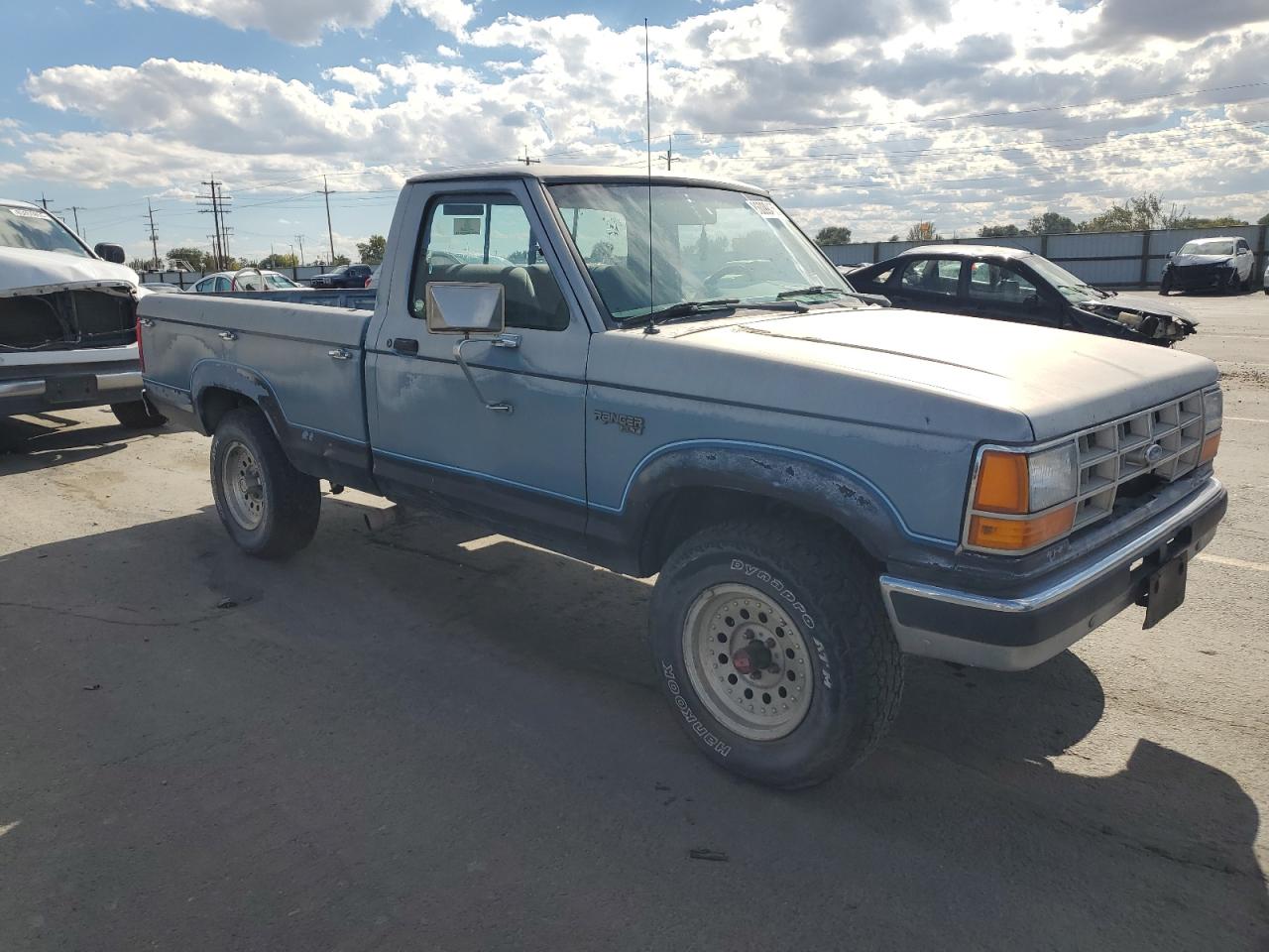 1989 Ford Ranger Синий vin: 1FTCR11T4KUB06223