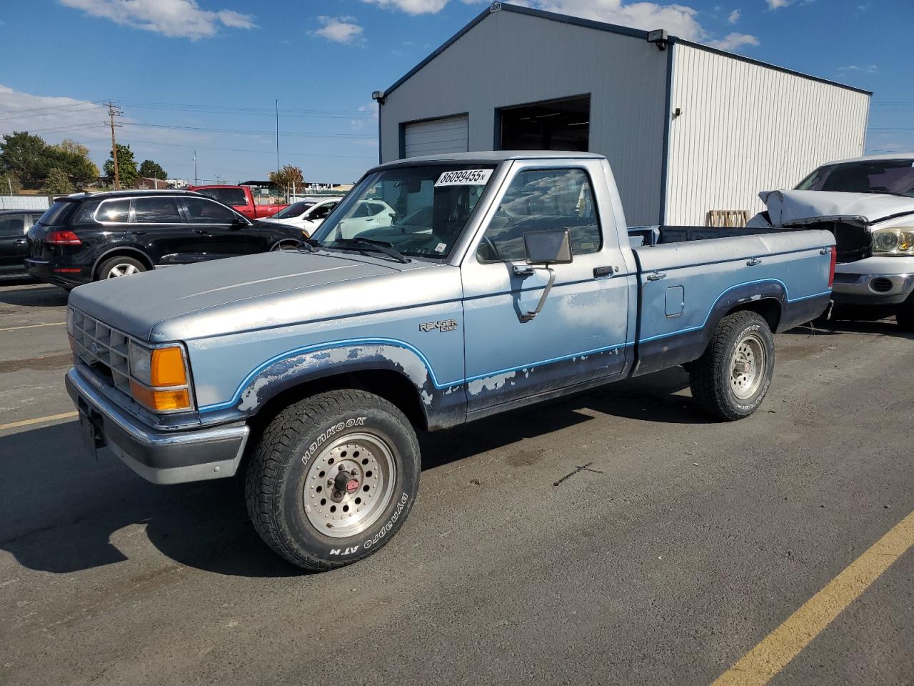 1989 Ford Ranger Синий vin: 1FTCR11T4KUB06223