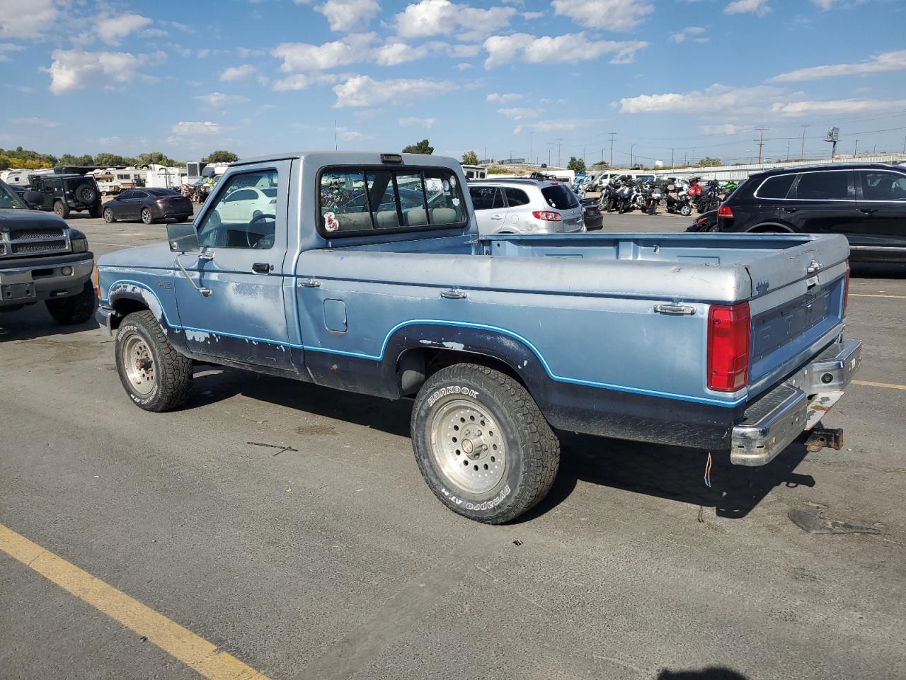1989 Ford Ranger Синий vin: 1FTCR11T4KUB06223