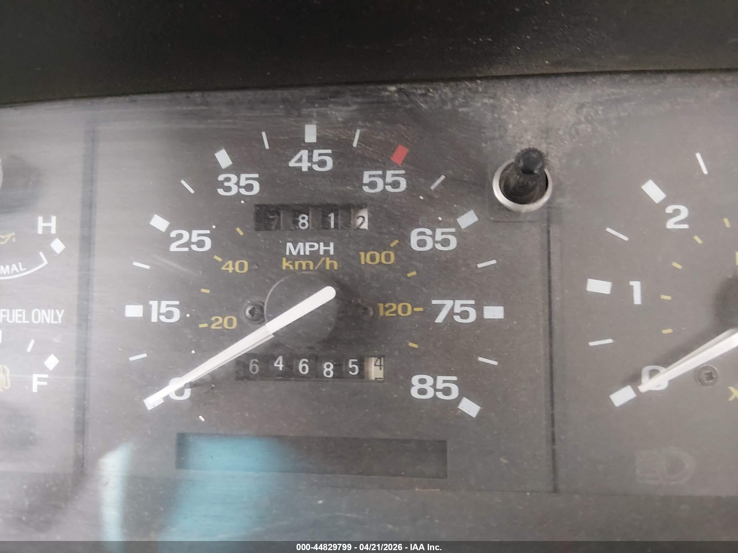 1991 Ford Ranger   Blue vin: 1FTCR11T5MTA44839
