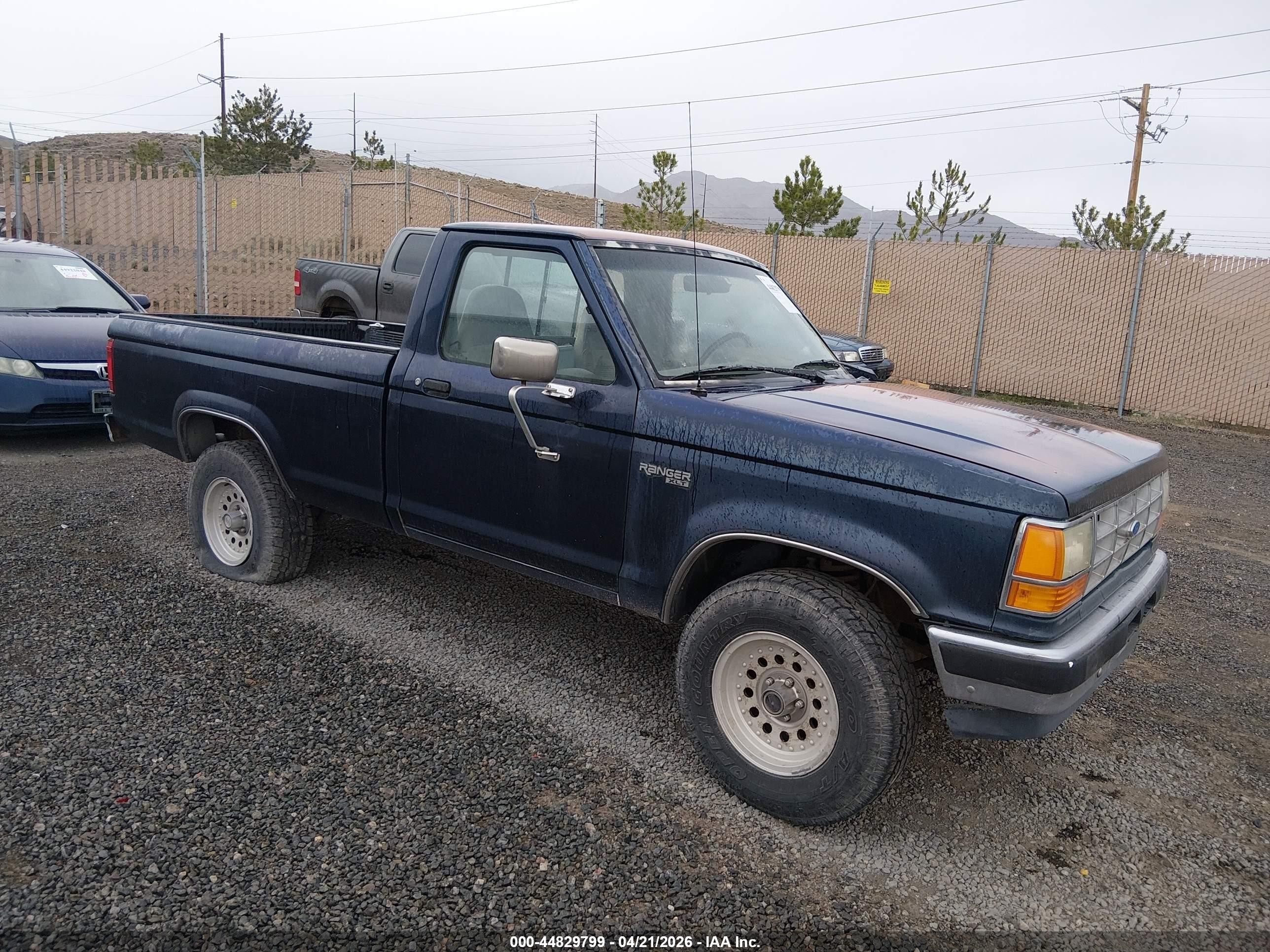 1991 Ford Ranger   Синий vin: 1FTCR11T5MTA44839