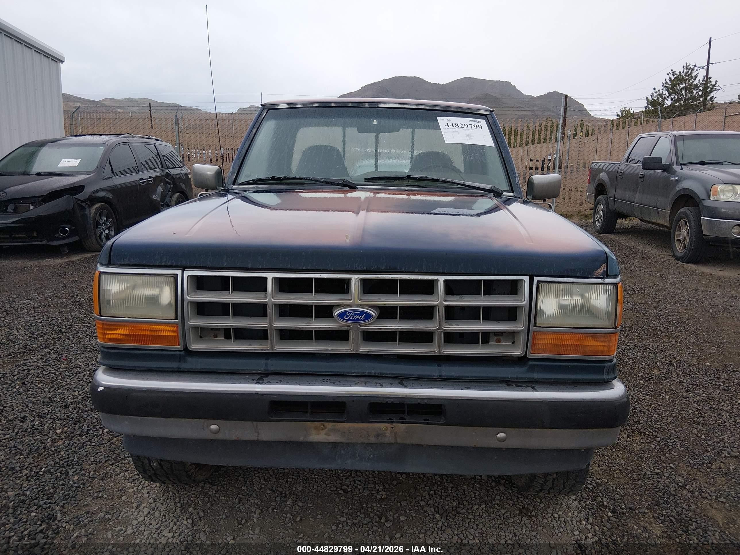 1991 Ford Ranger   Blue vin: 1FTCR11T5MTA44839