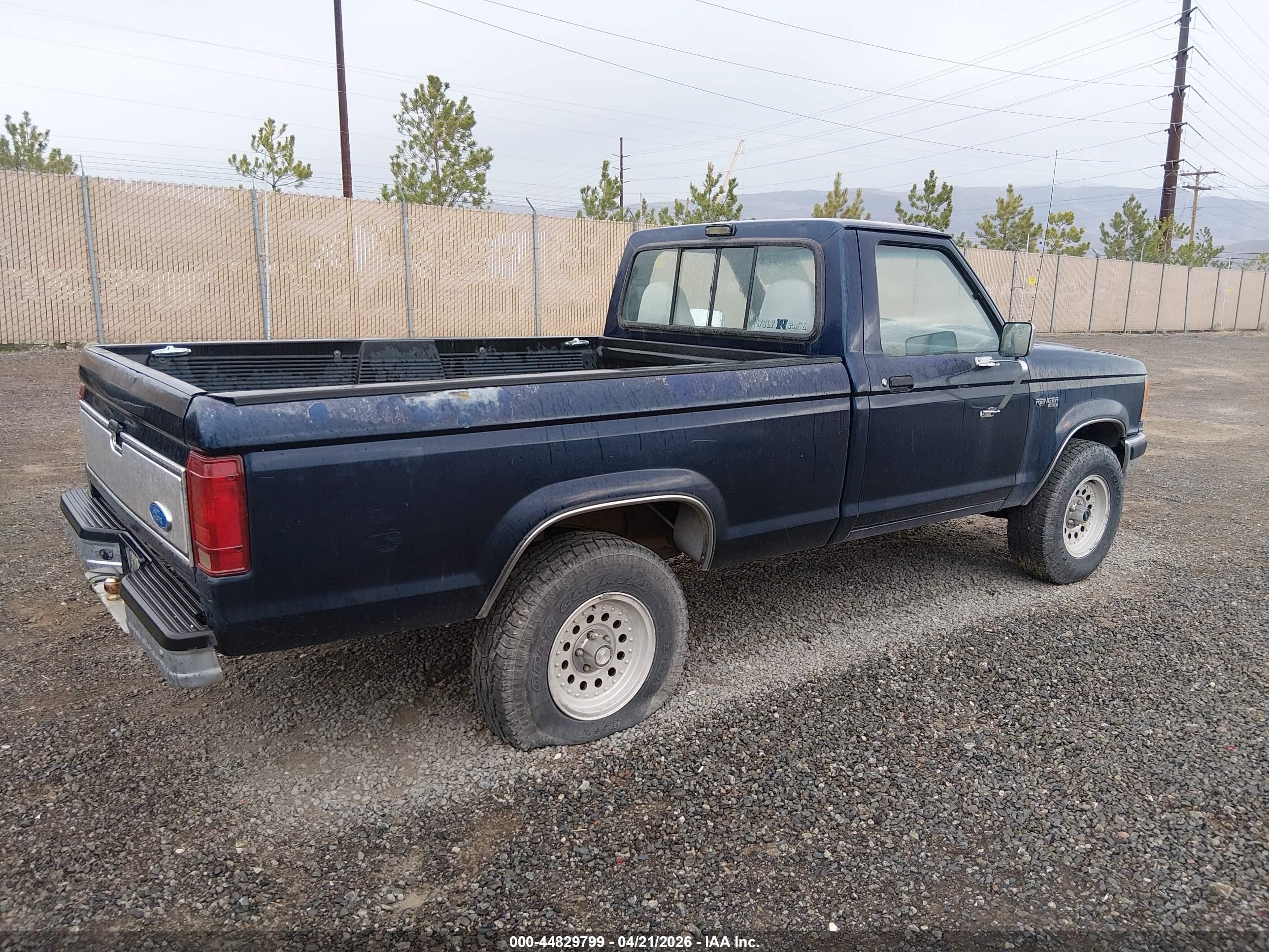 1991 Ford Ranger   Blue vin: 1FTCR11T5MTA44839