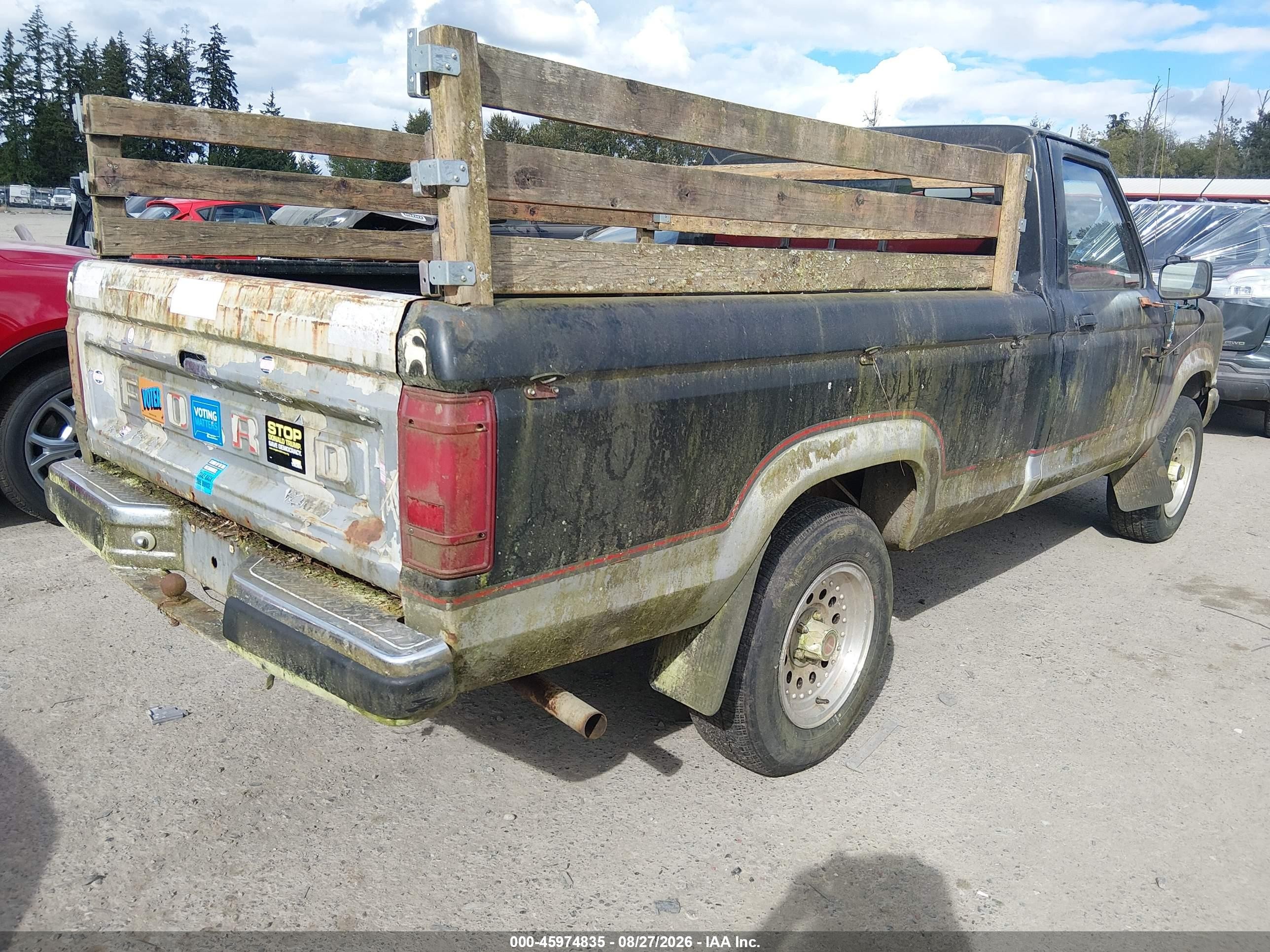 1989 Ford Ranger   Black vin: 1FTCR11T6KUC70282