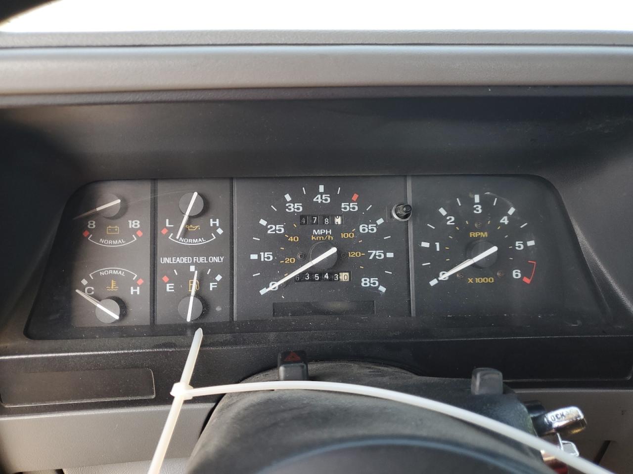 1992 Ford Ranger Black vin: 1FTCR11T6NTA09695