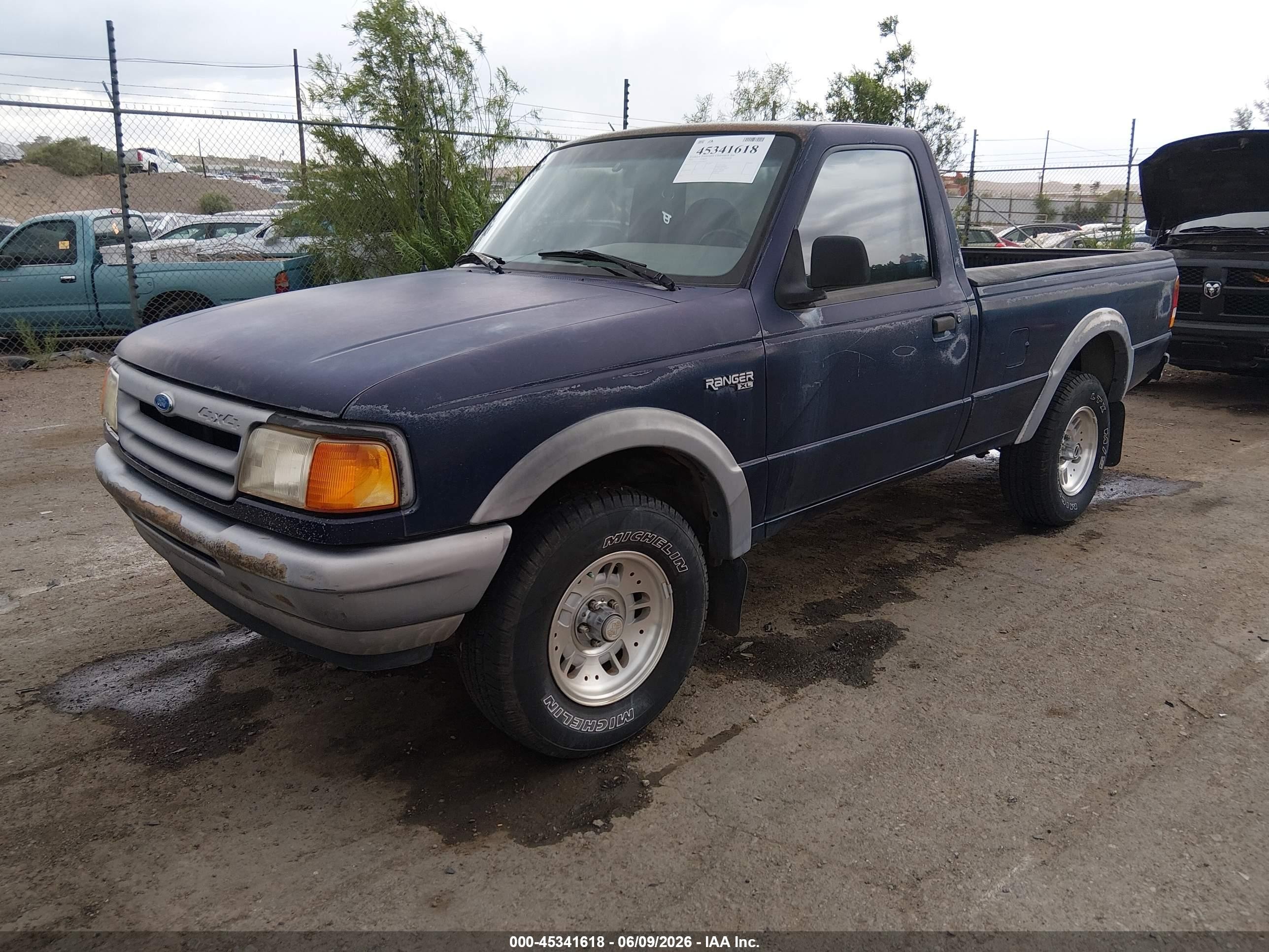 1994 Ford Ranger   Blue vin: 1FTCR11U1RUB83635
