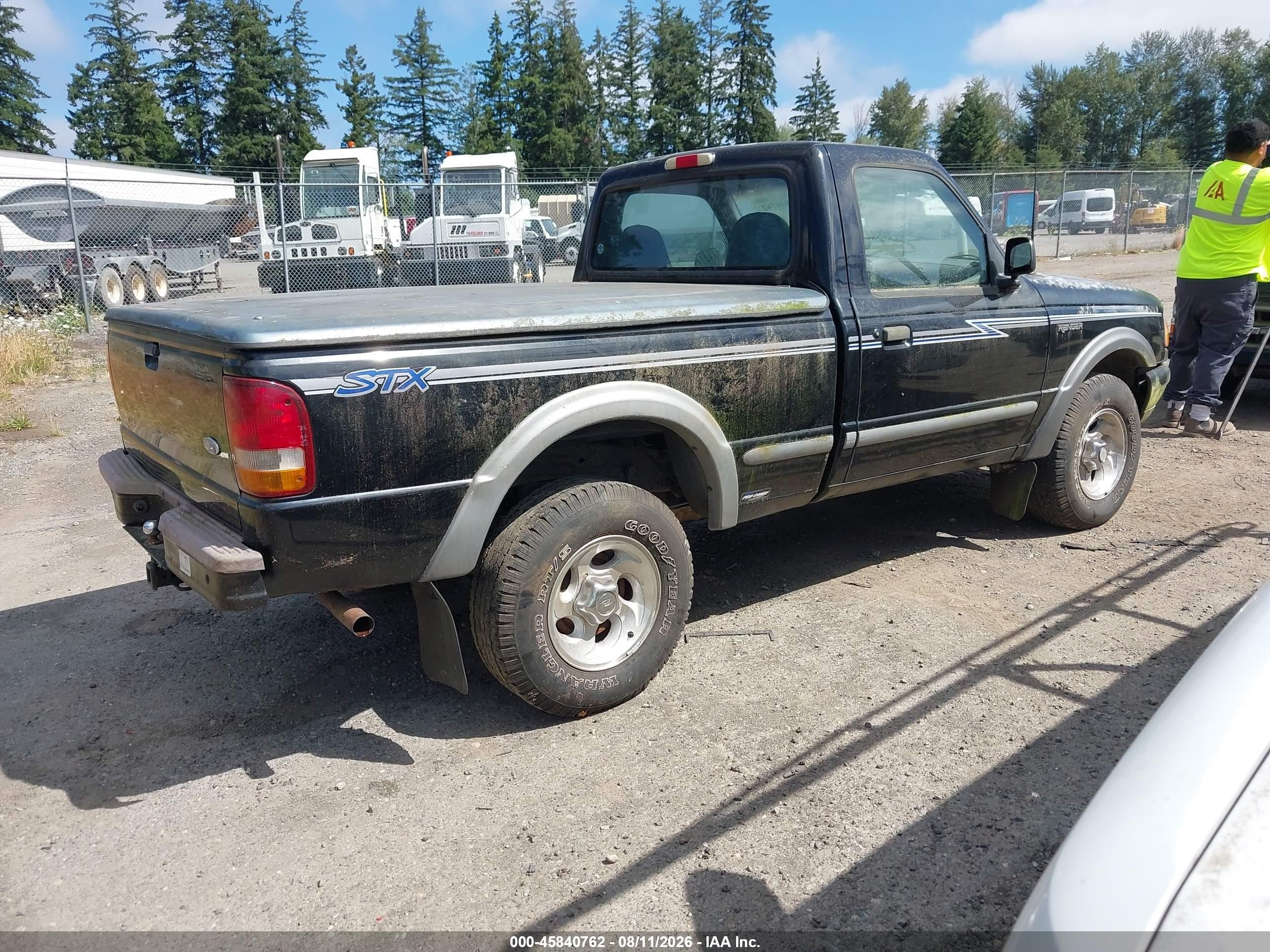 1995 Ford Ranger   Black vin: 1FTCR11U2SUB45417