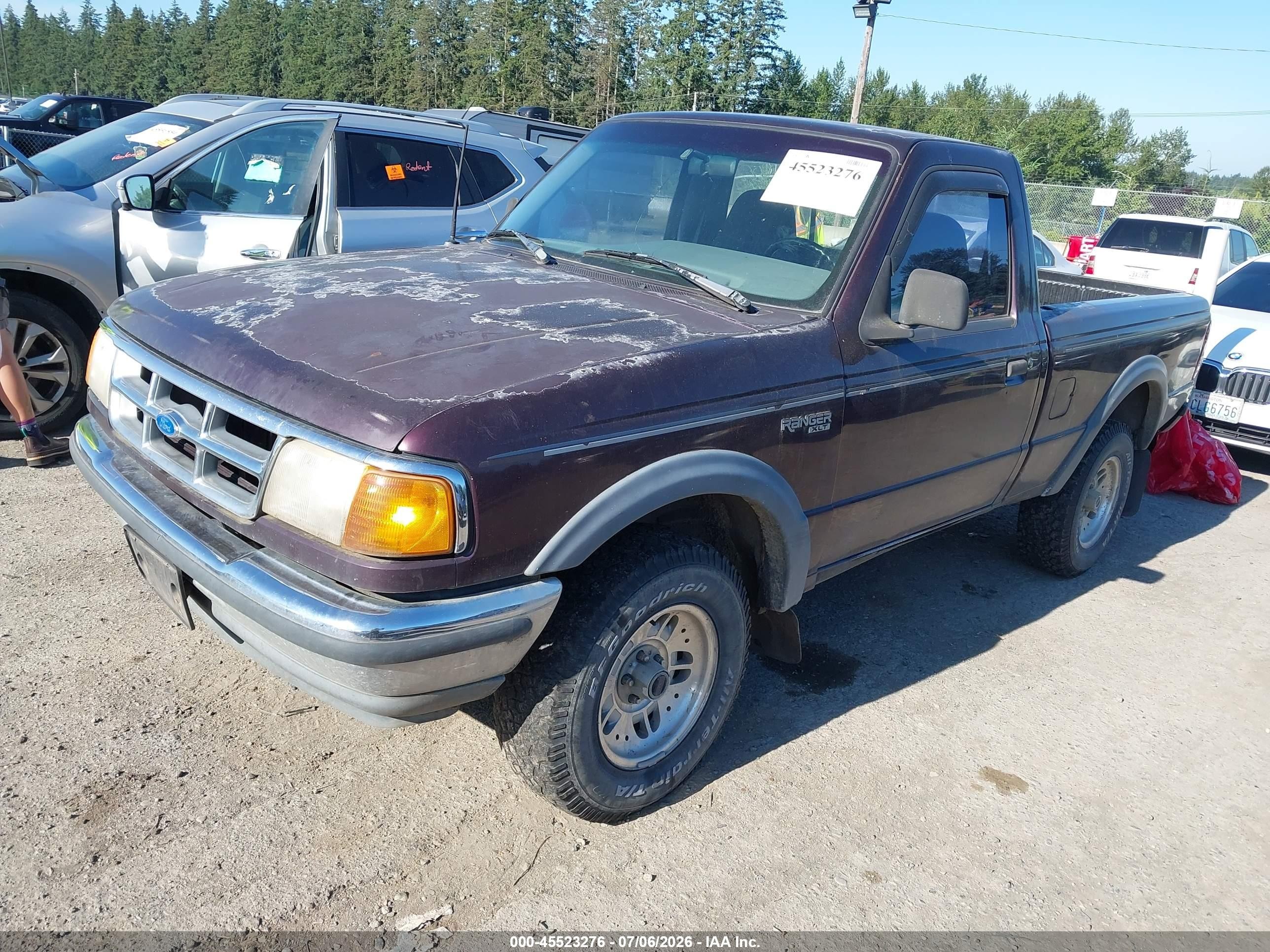 1994 Ford Ranger   Black vin: 1FTCR11U8RUB01528