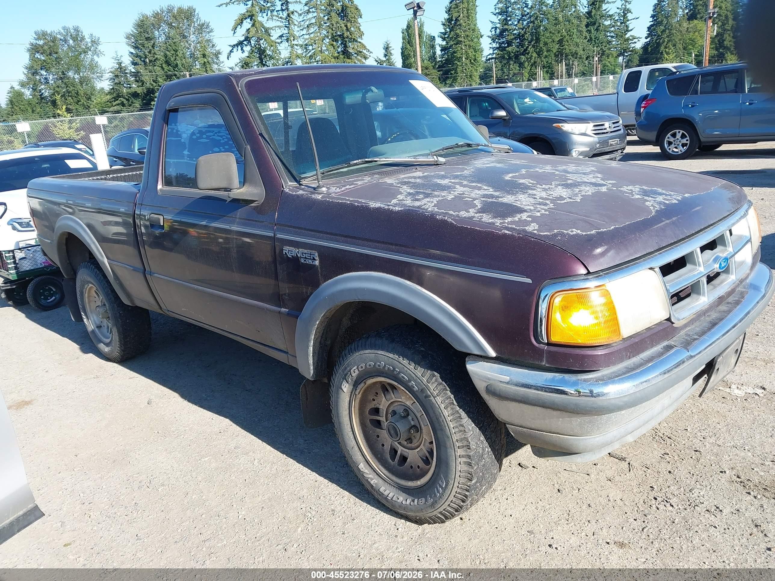 1994 Ford Ranger   Black vin: 1FTCR11U8RUB01528
