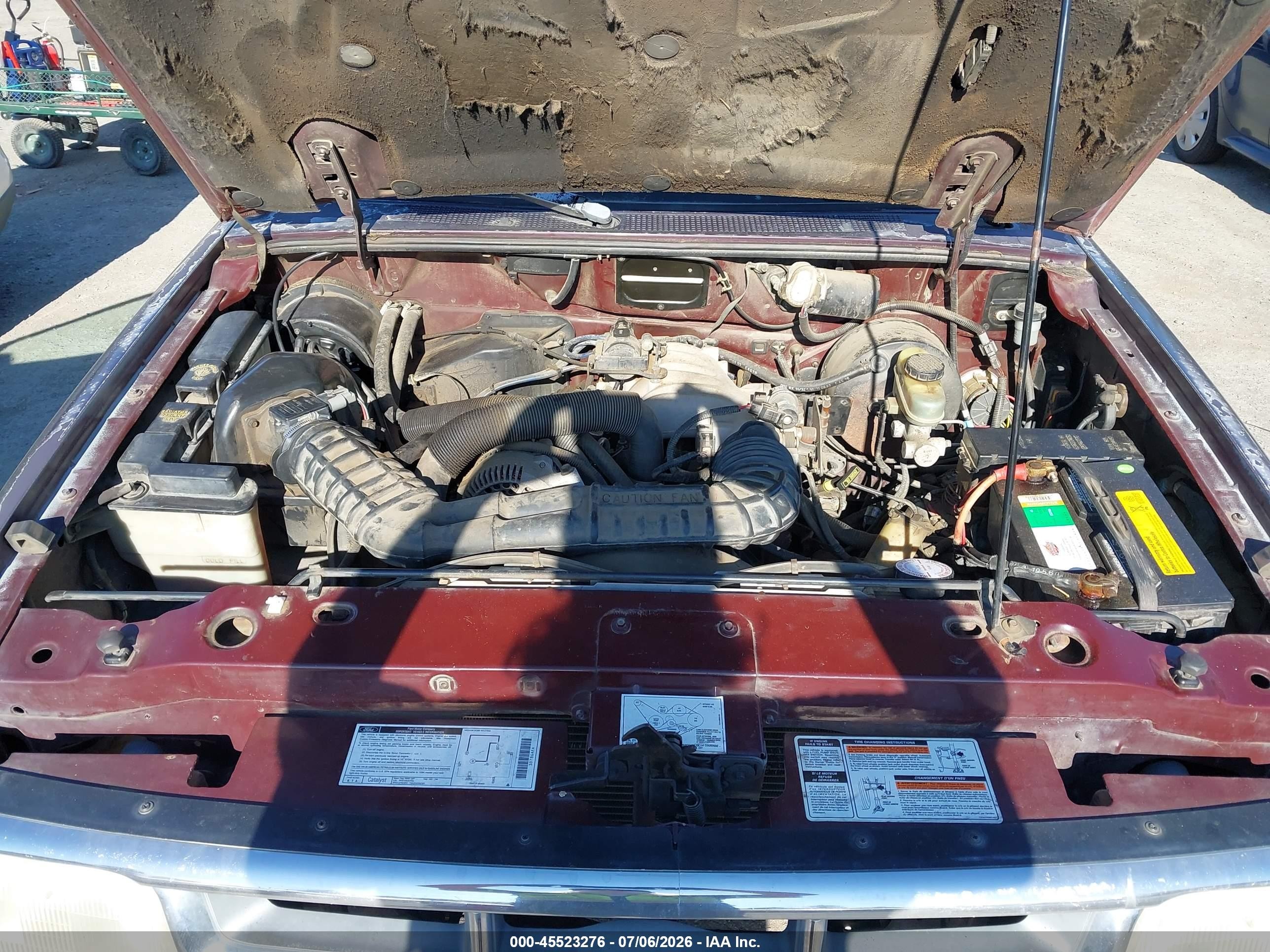 1994 Ford Ranger   Black vin: 1FTCR11U8RUB01528