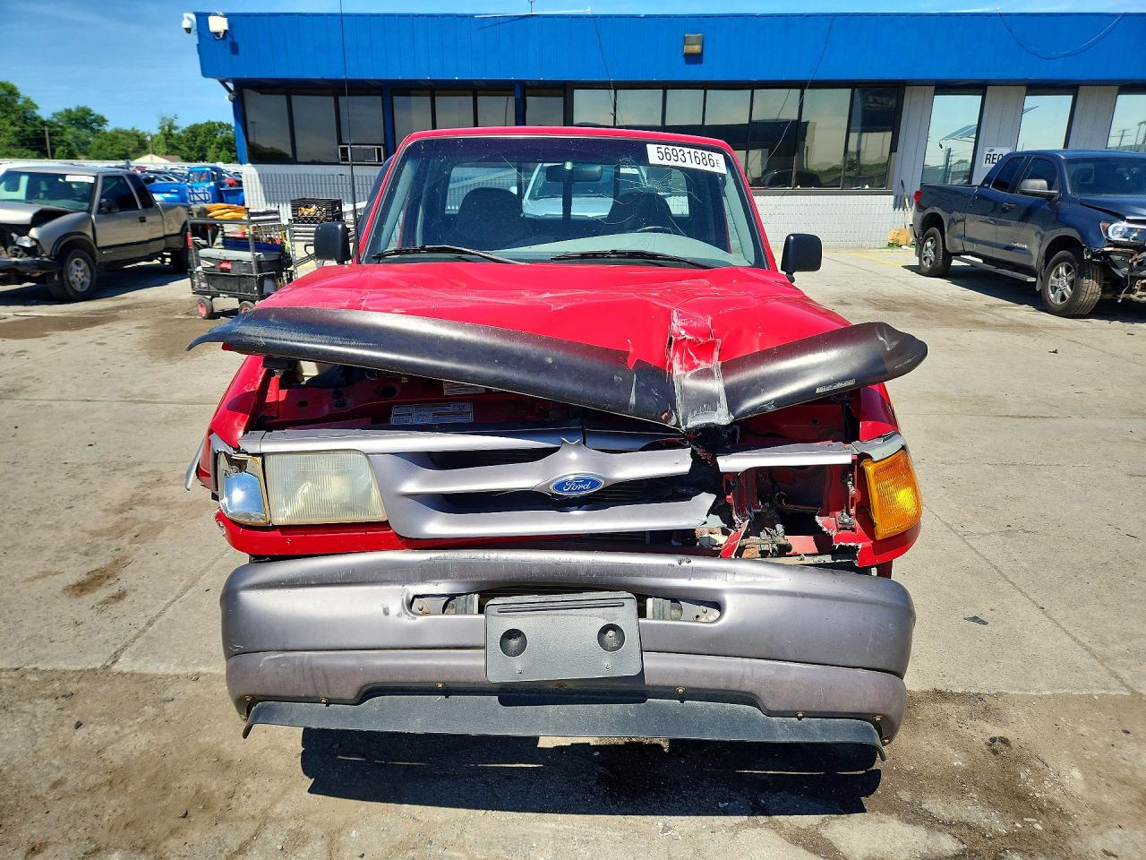 1995 Ford Ranger Red vin: 1FTCR11U8SUA18235