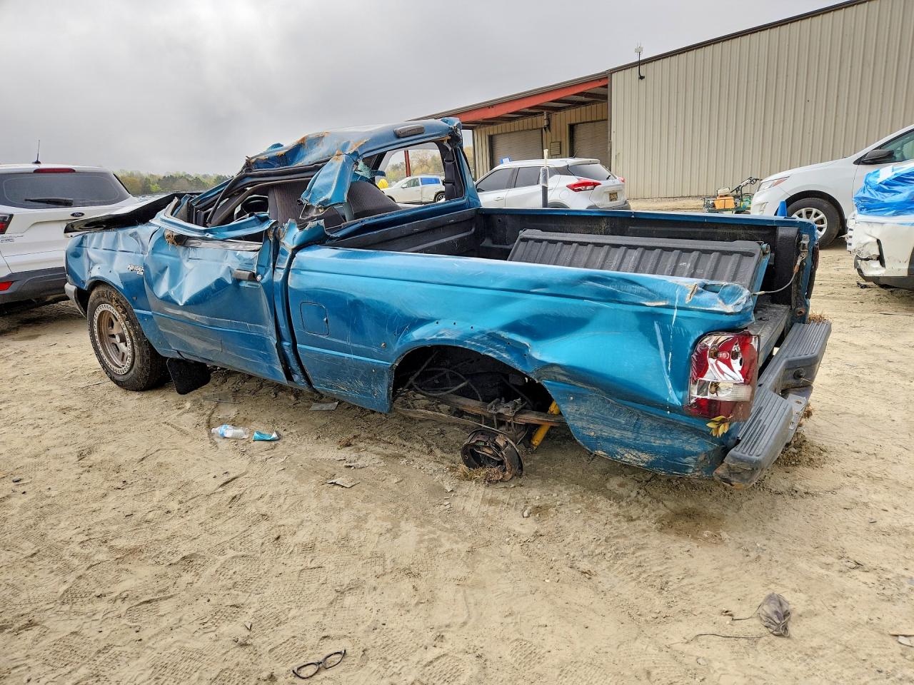 1993 Ford Ranger Green vin: 1FTCR11X1PUB78586