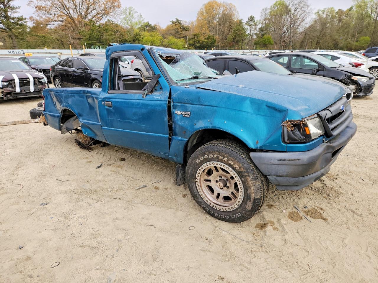 1993 Ford Ranger Green vin: 1FTCR11X1PUB78586