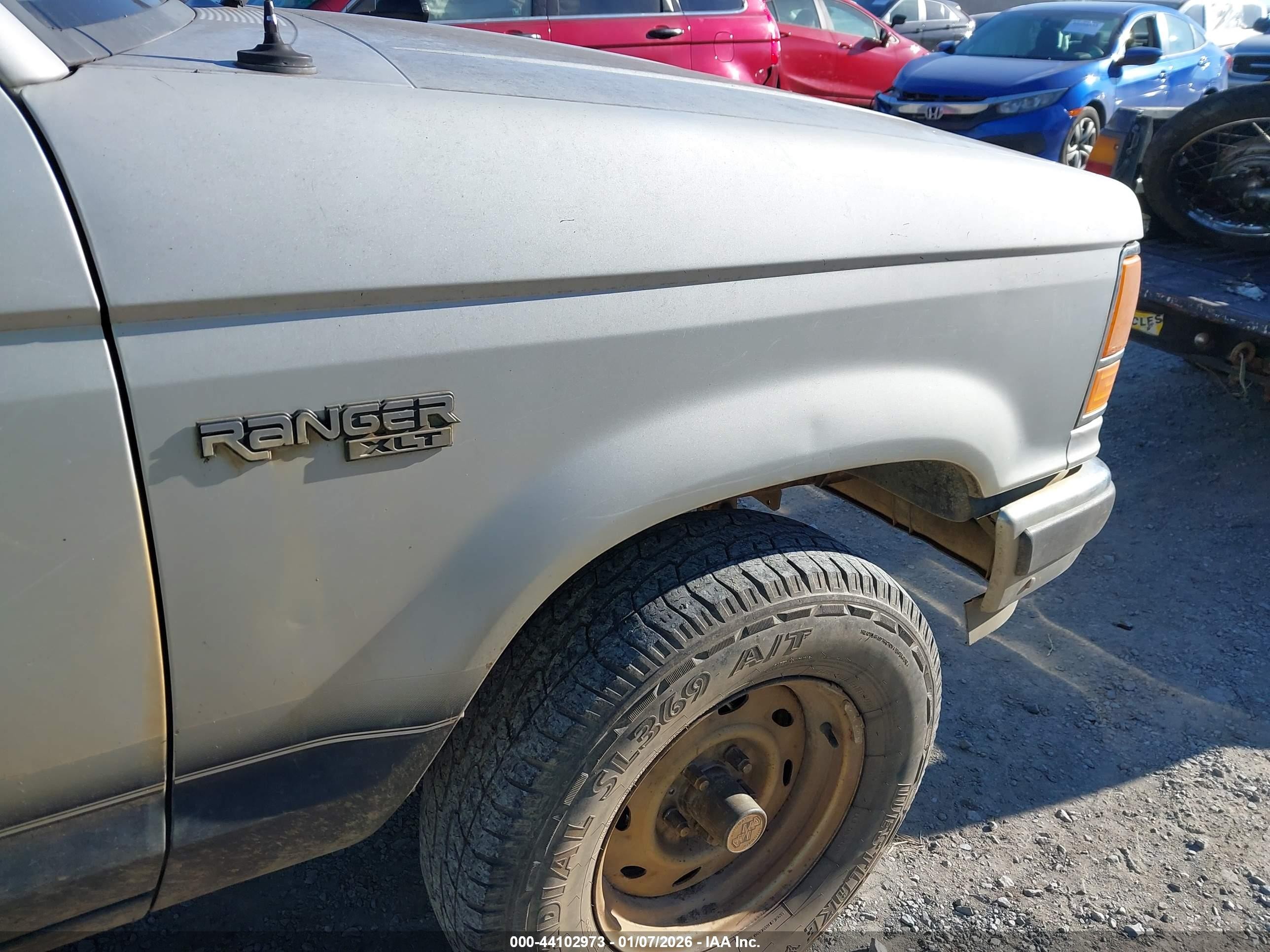 1991 Ford Ranger   Silver vin: 1FTCR11X9MUB13366